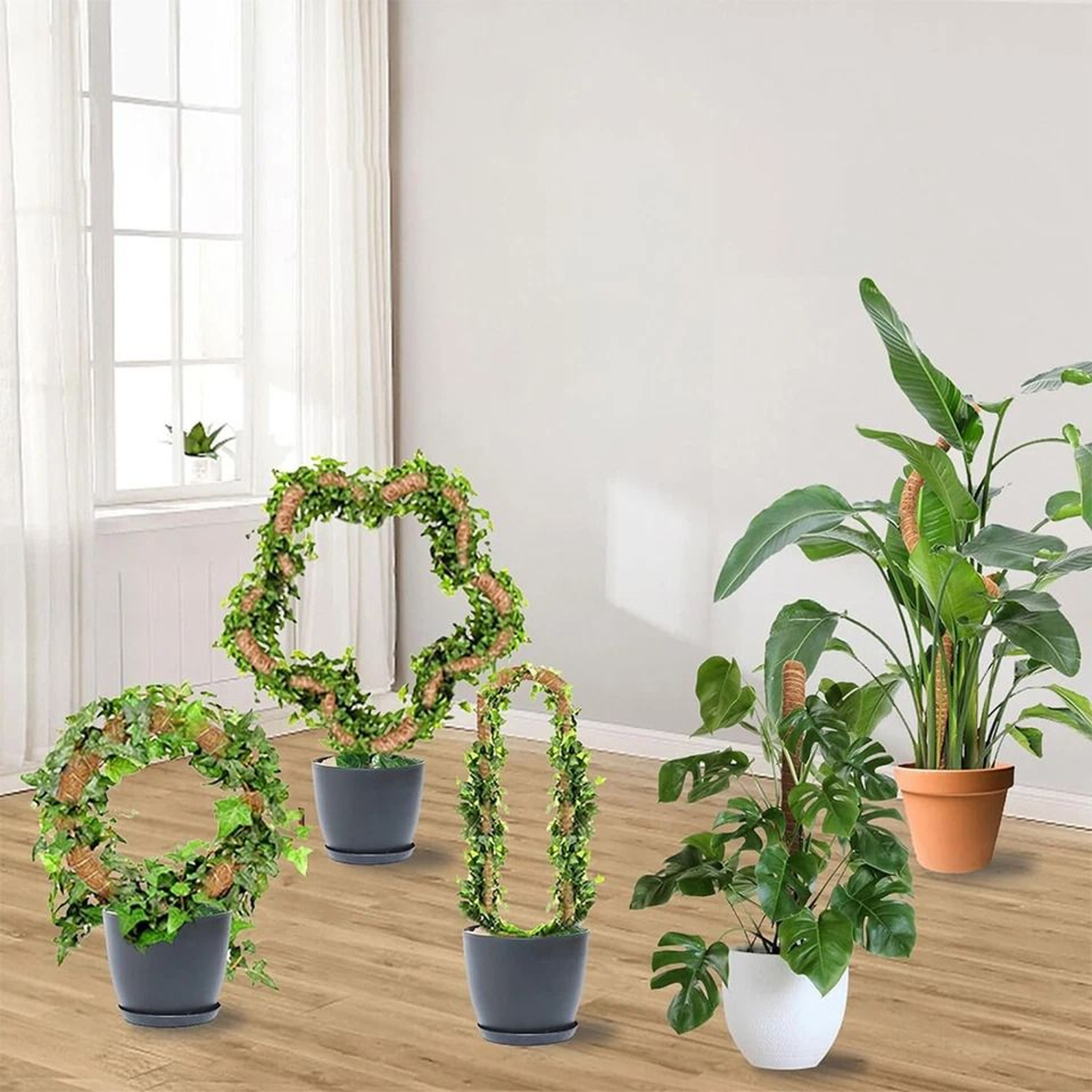 Coir Moss Pole For Climbing Plants Monstera Support Stick For House Plants Totem Support For Philod 0