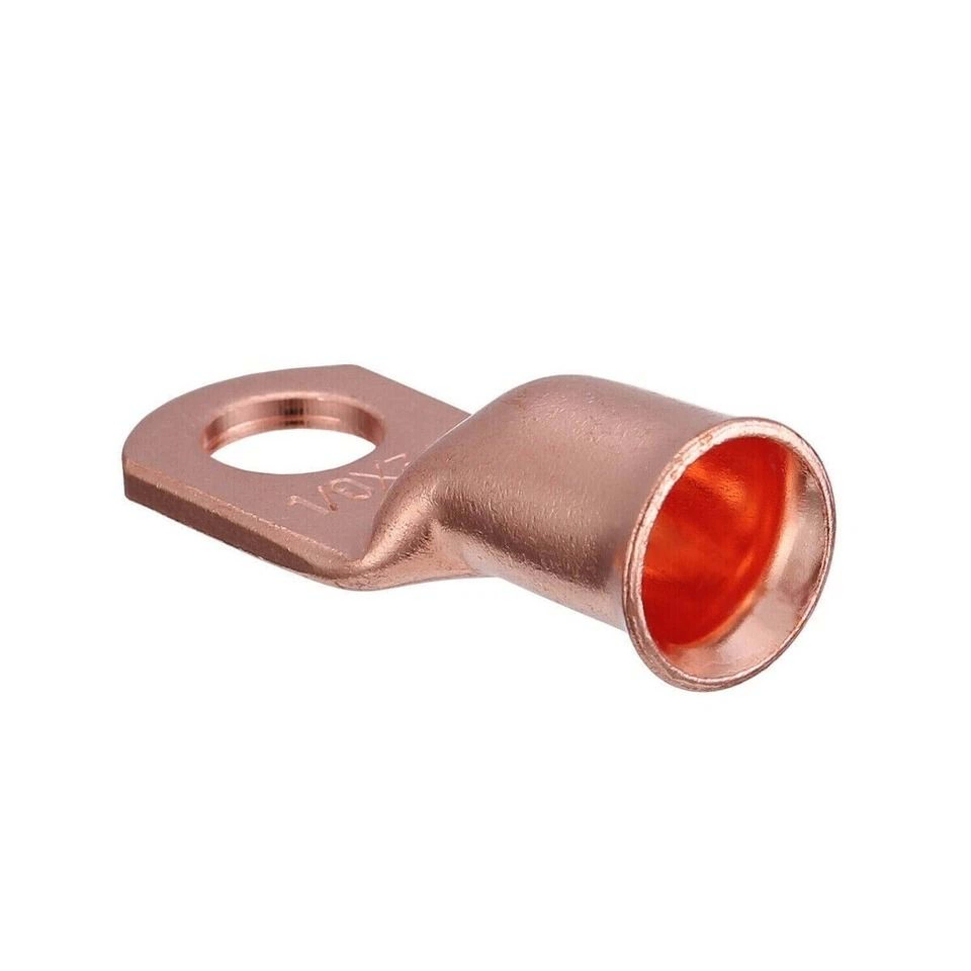 AWG Copper Lugs With Black  Red Heat Shrink Ring Terminals For Wire Connections 10