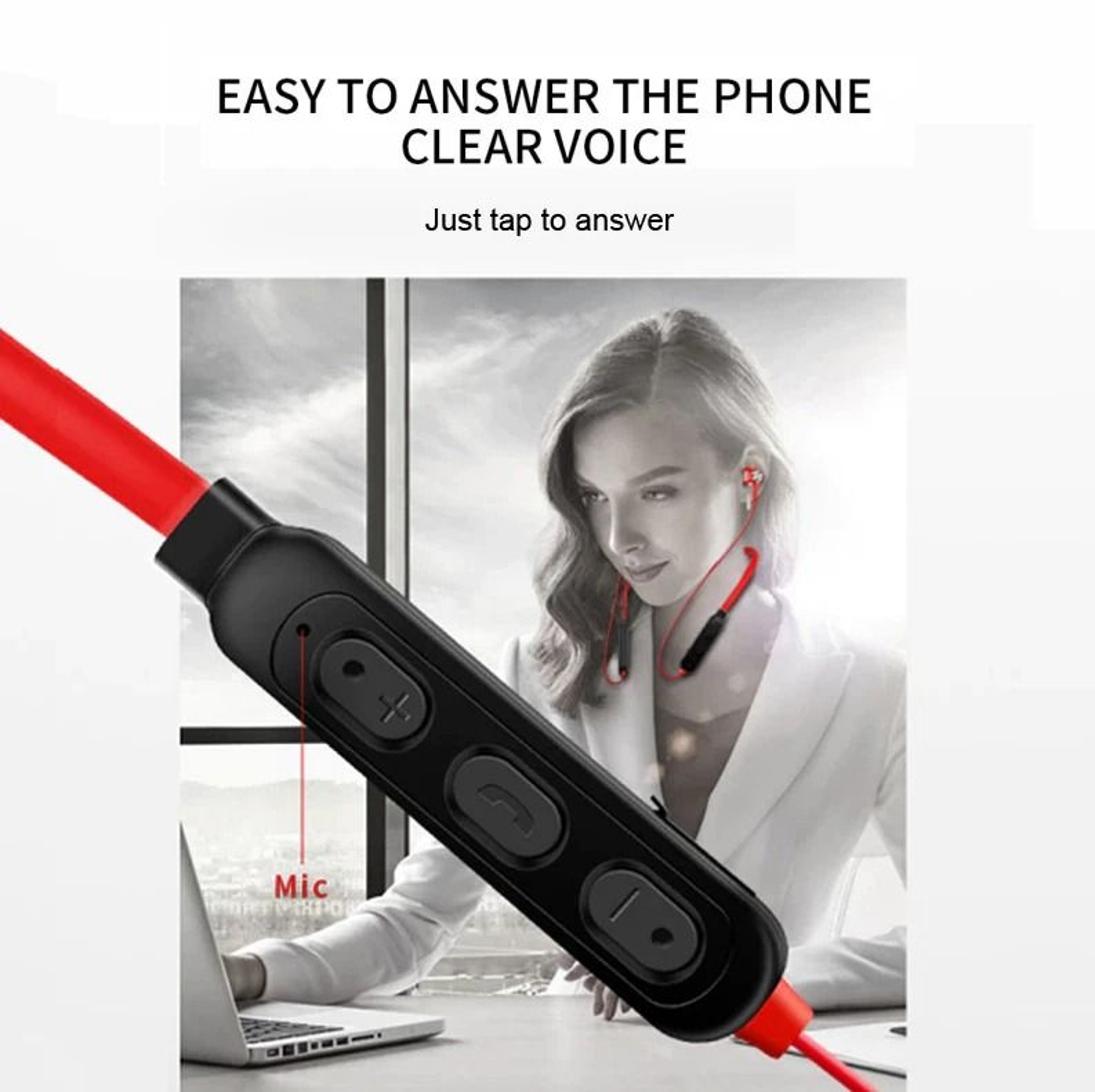 Waterproof Bluetooth Earbuds Stereo Sport Wireless Headphones InEar Headset 9