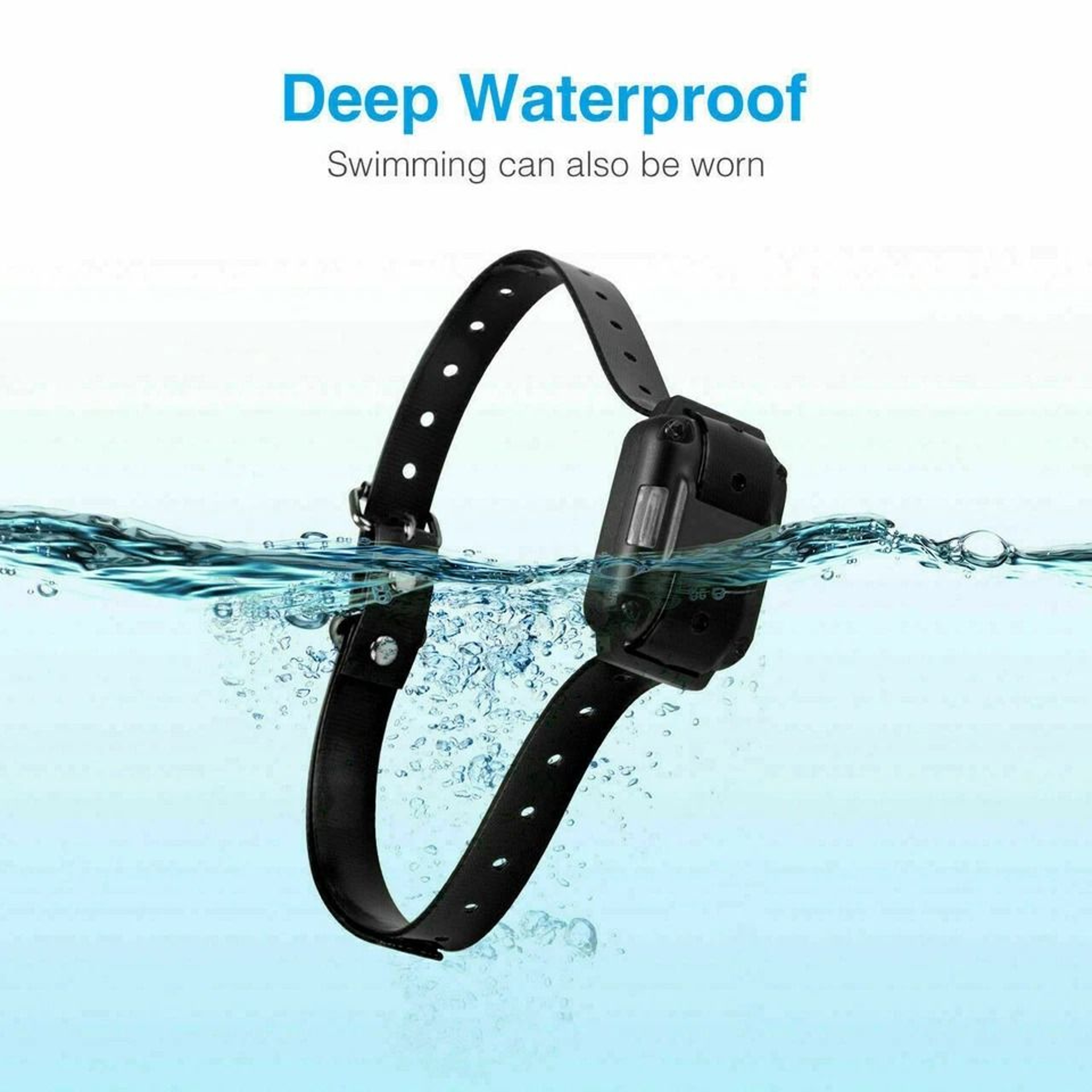 Remote Dog Shock Training Collar Rechargeable Waterproof LCD Pet Training System With Range 5