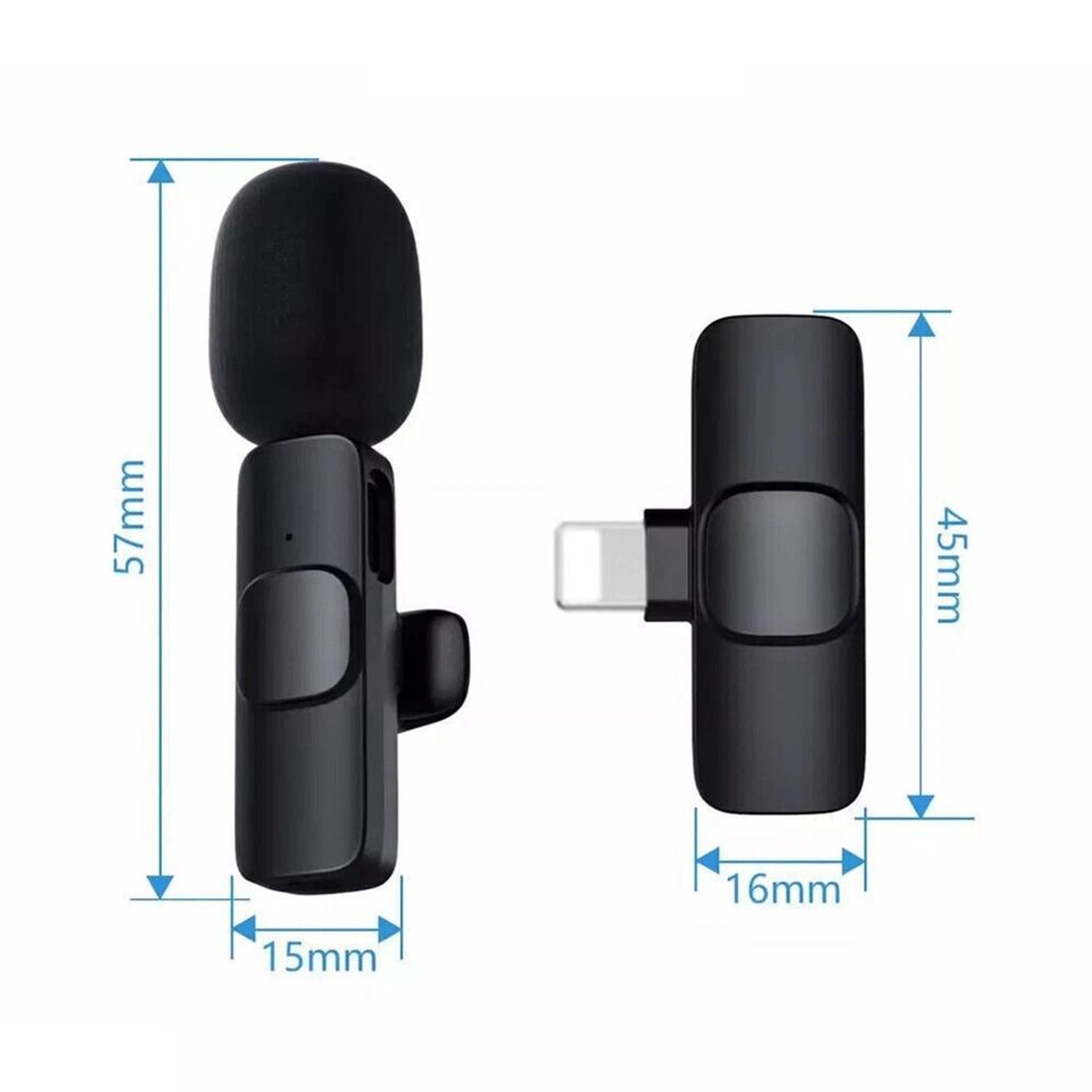Wireless Lavalier Microphone For AndroidiPhone HighQuality PlugandPlay Audio  Video Recording Mini