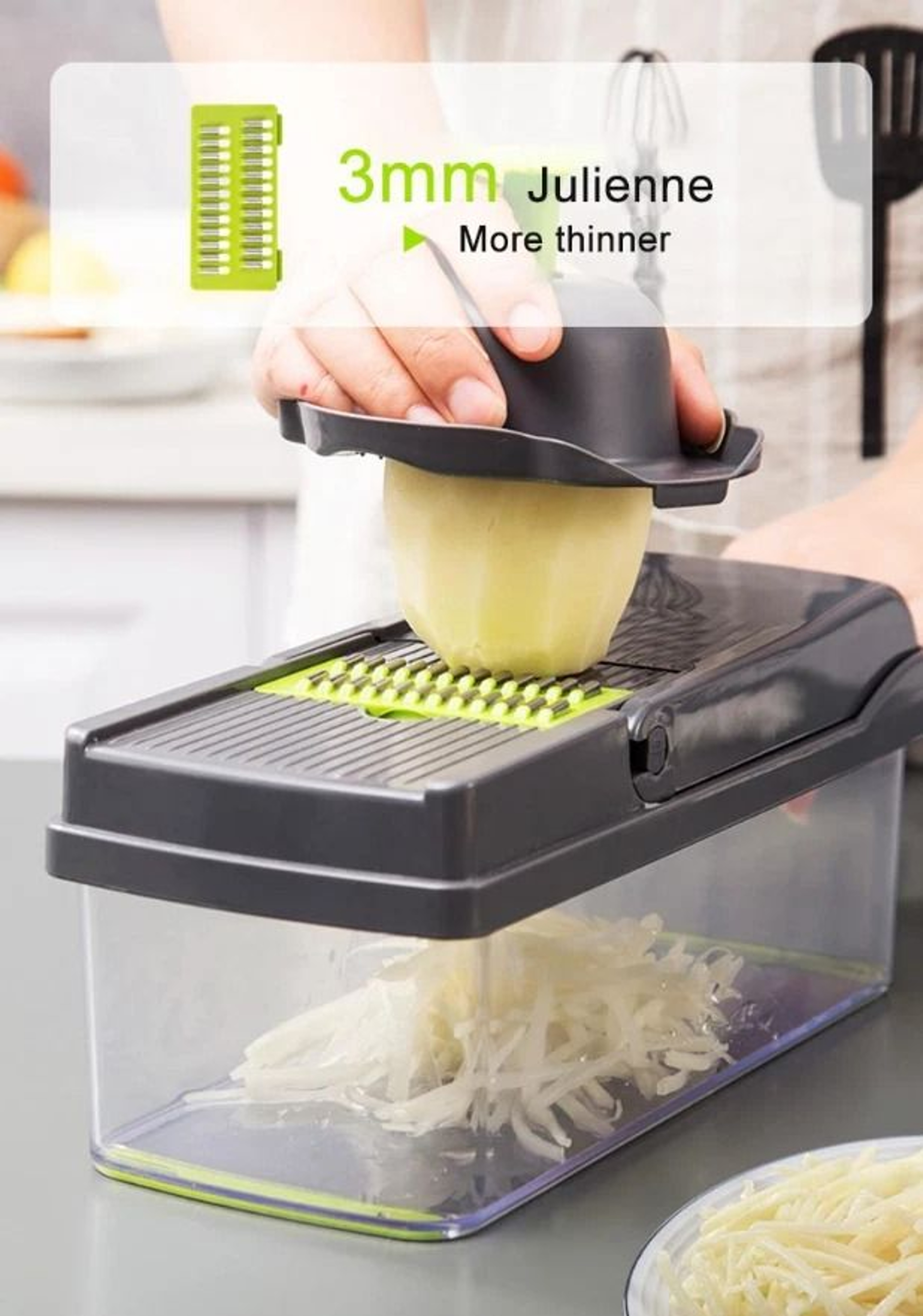 Vegetable Chopper And Vegetable Dicer Multi Blade Kitchen Prep Cutter 9