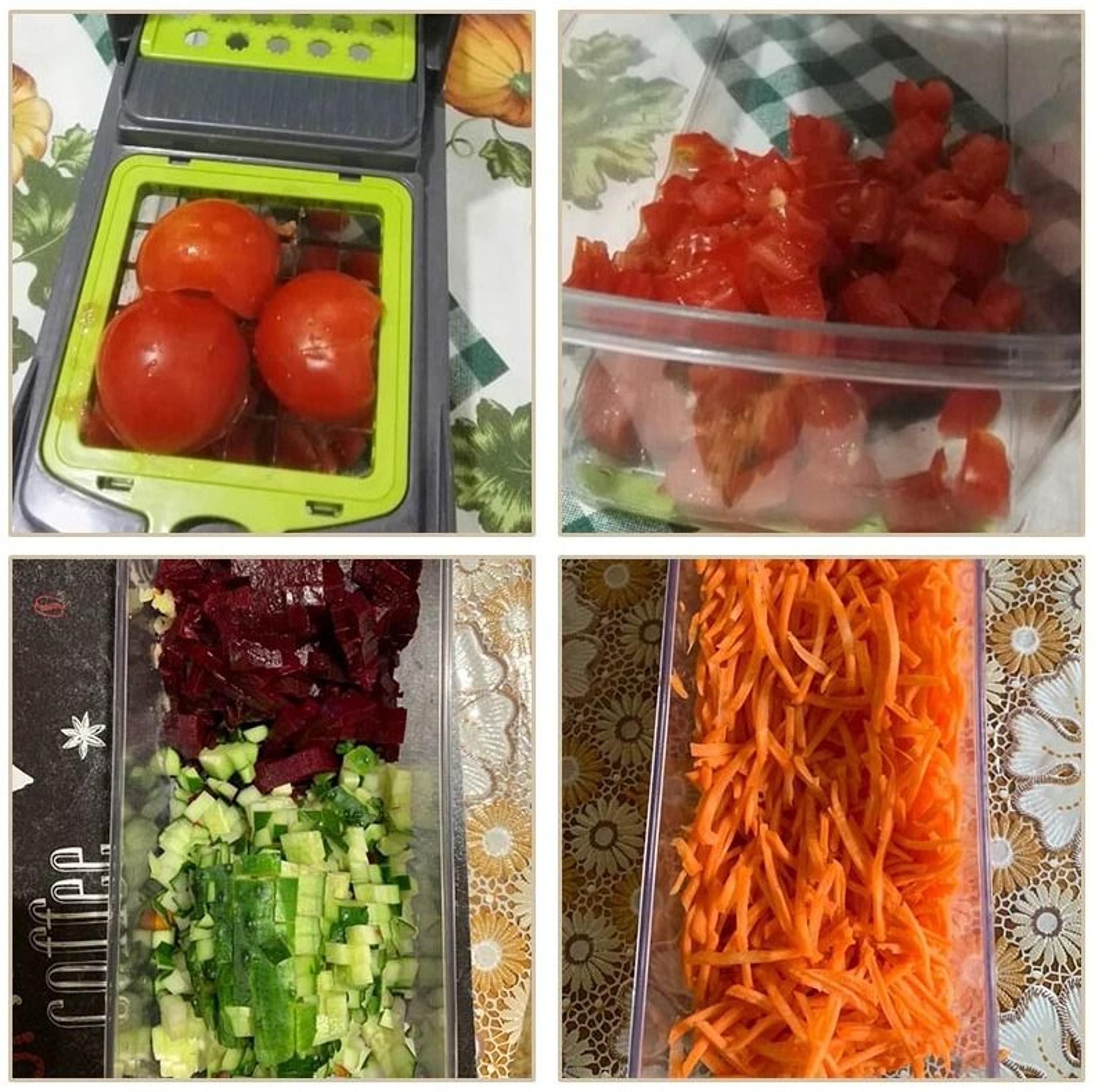 Vegetable Chopper And Vegetable Dicer Multi Blade Kitchen Prep Cutter 5