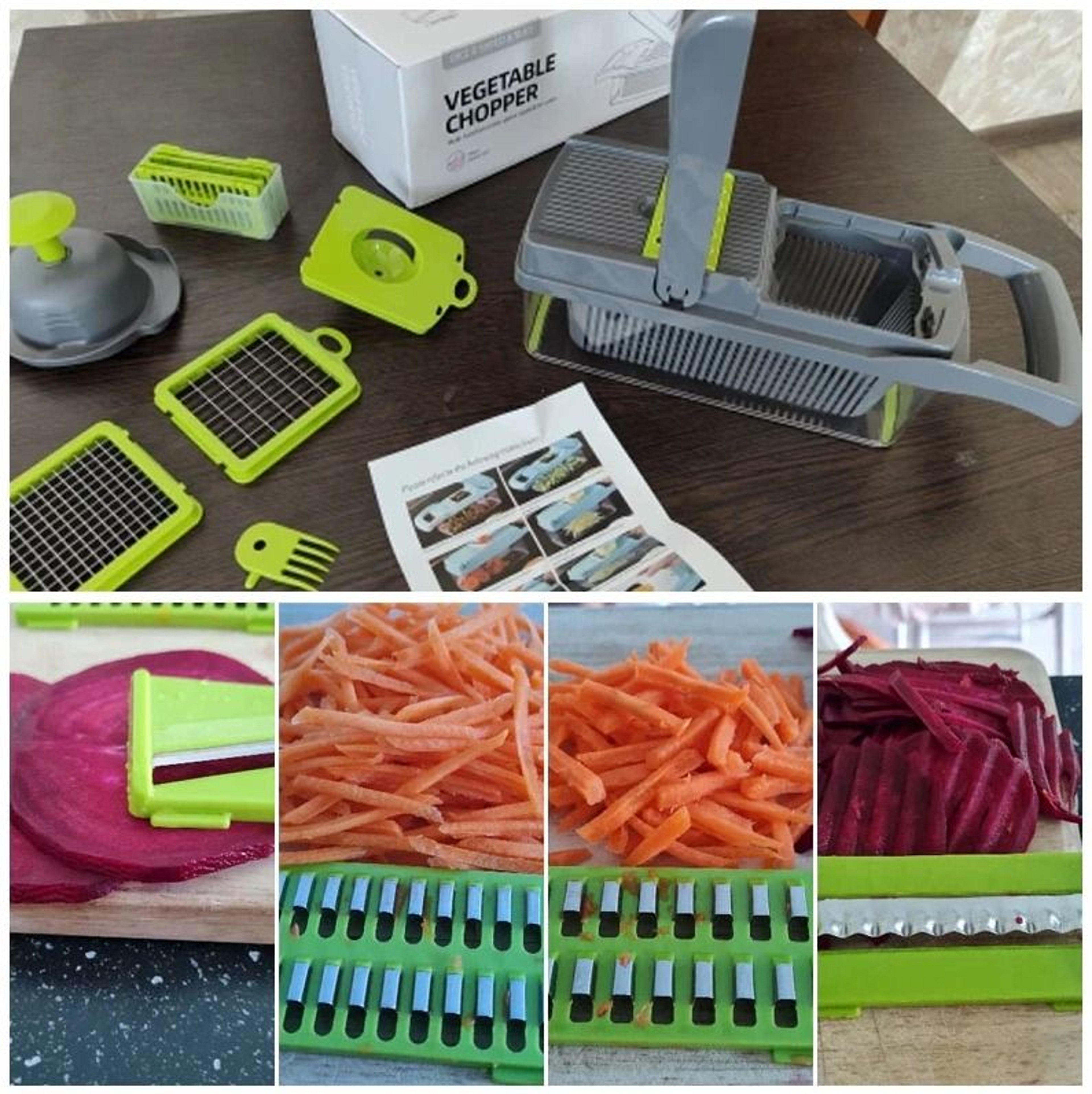 Vegetable Chopper And Vegetable Dicer Multi Blade Kitchen Prep Cutter 14