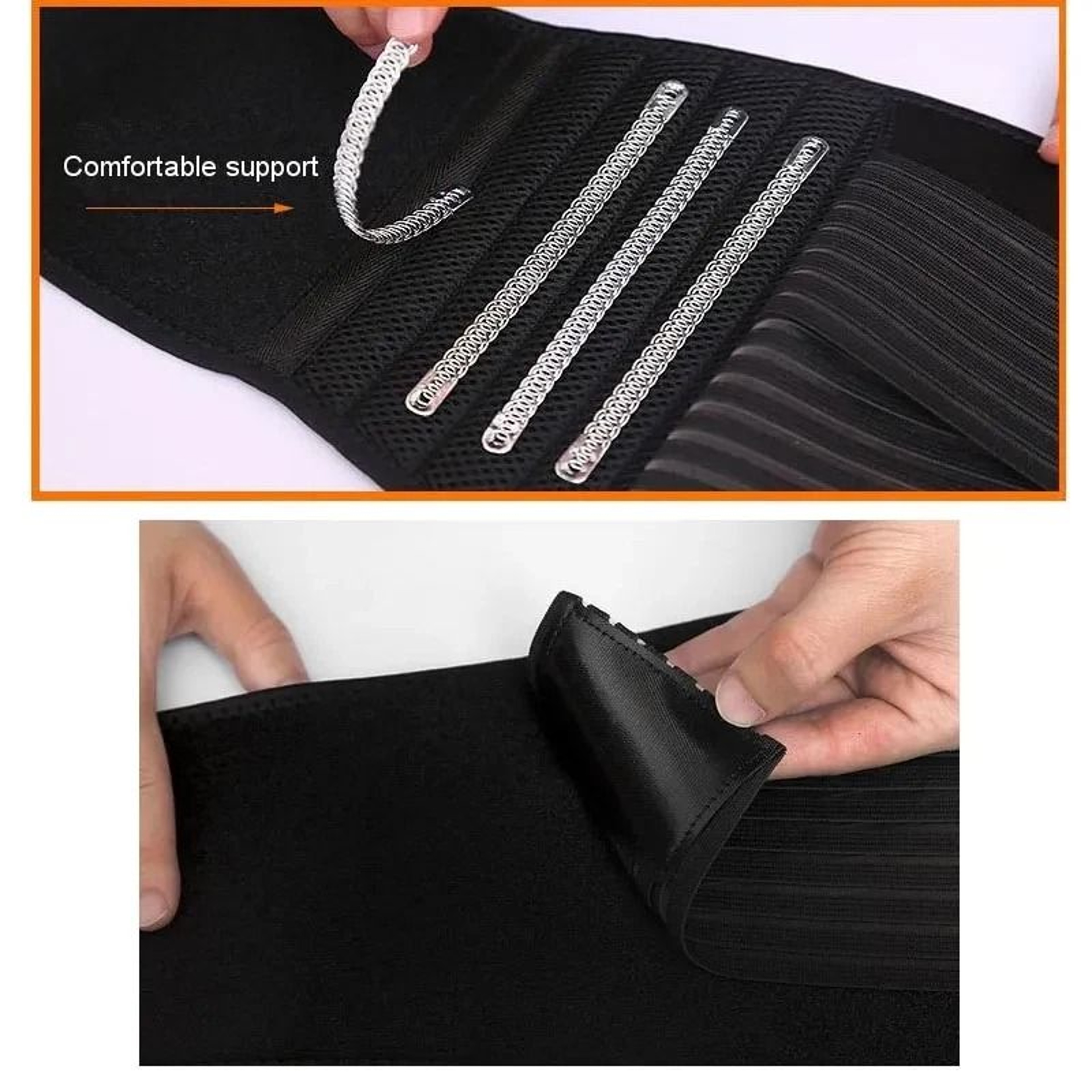 Premium Lower Back Support Brace For Lumbar Pain Relief Adjustable Waist Belt 14