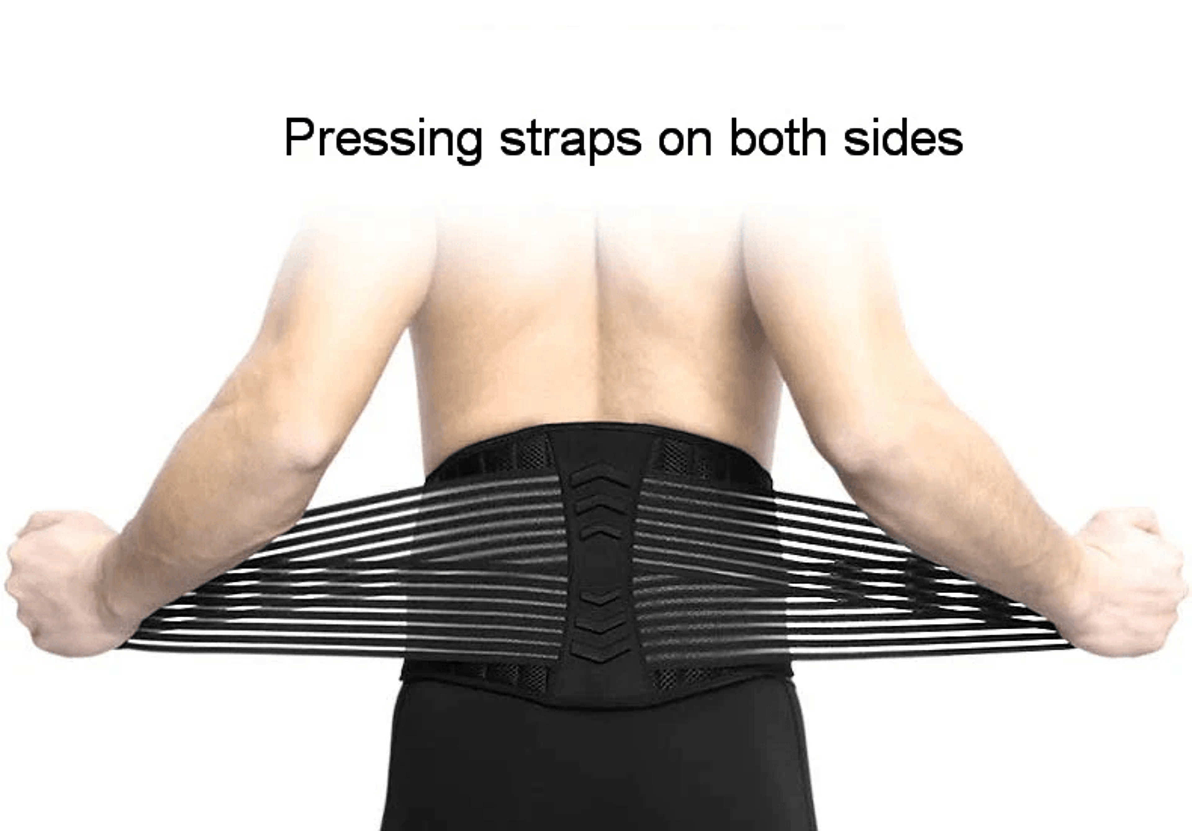 Premium Lower Back Support Brace For Lumbar Pain Relief Adjustable Waist Belt 17