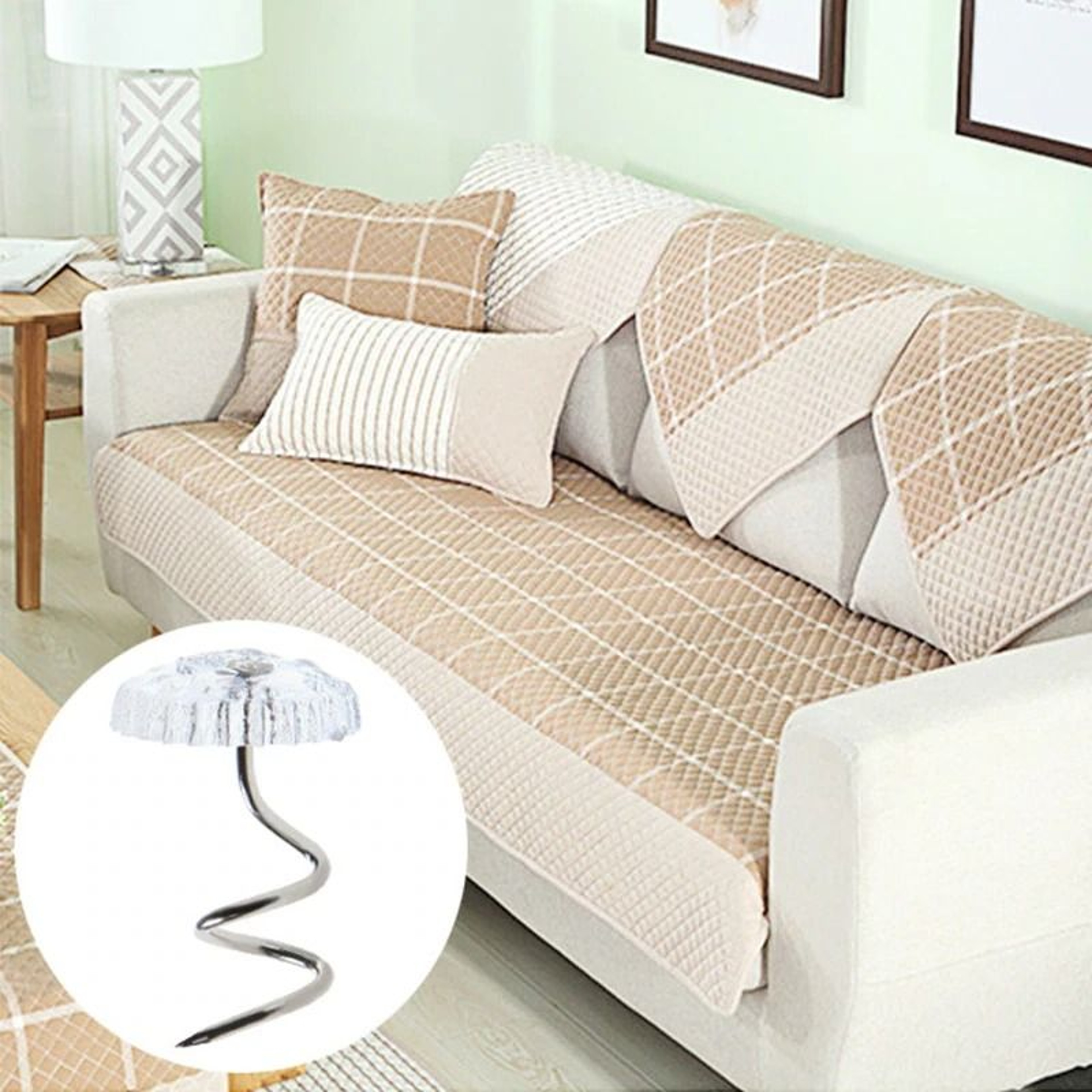 Upholstery Tacks Headliner Pins Clear Heads Twist Fabric Sofa Chair 14