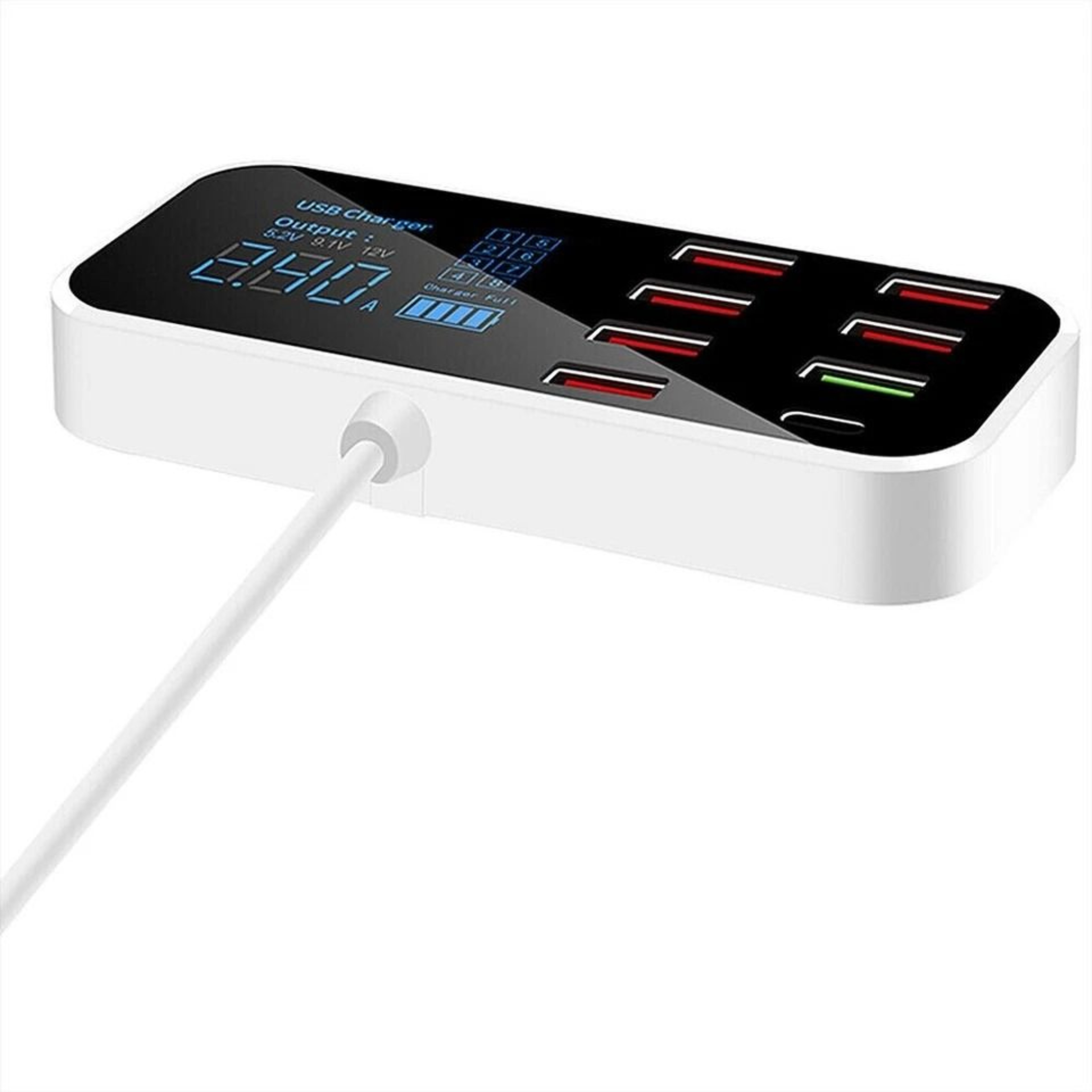 MultiPort USB Charging Station Port Desktop Hub With Quick Charge Technology 6