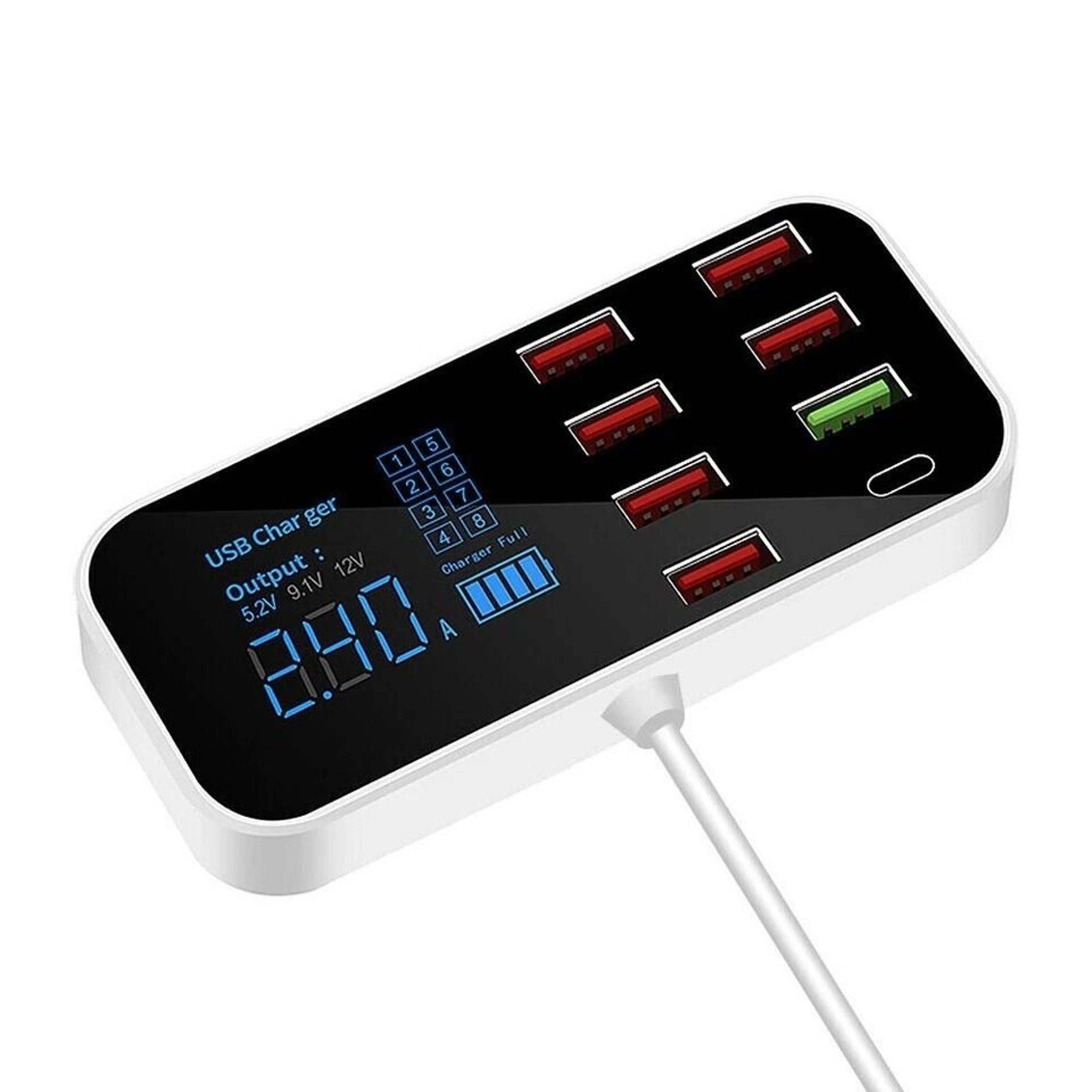 MultiPort USB Charging Station Port Desktop Hub With Quick Charge Technology 7