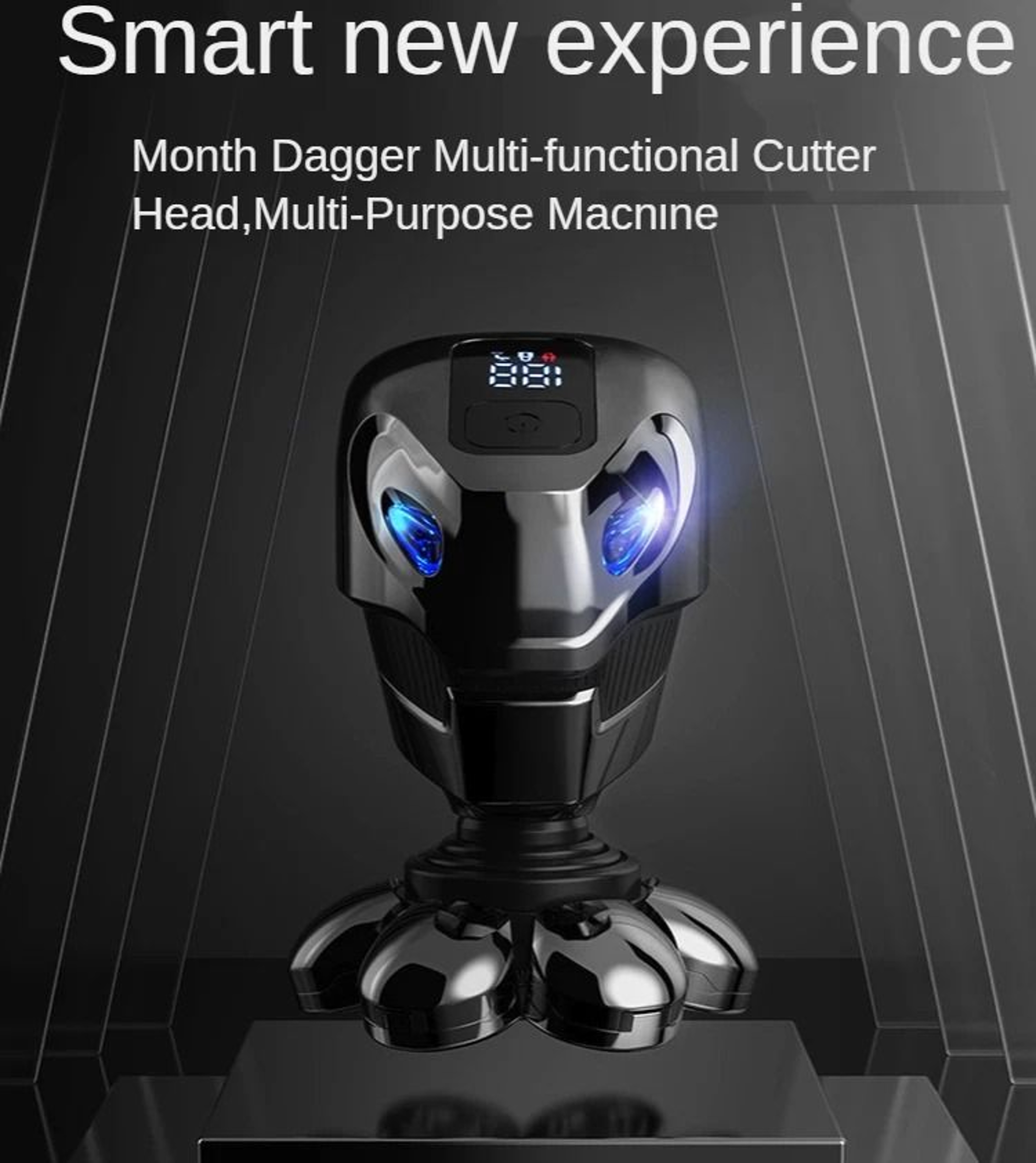 Premium Head Cordless Electric Head Shaver  Grooming Kit For Men 5
