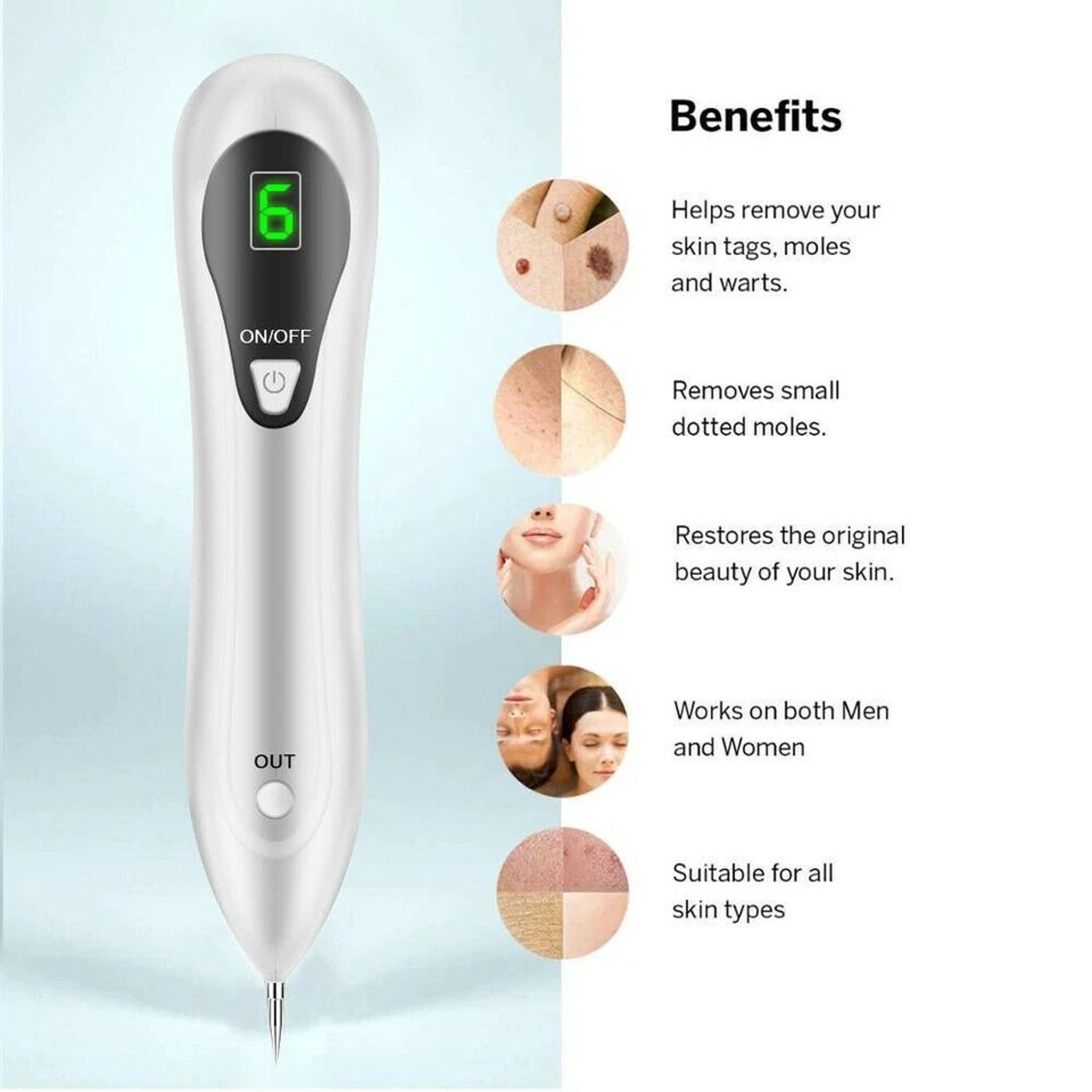Portable Electric Laser Plasma Pen For Mole  Skin Tag Removal Dark Spot Wart  Tattoo Remover For Ho 1
