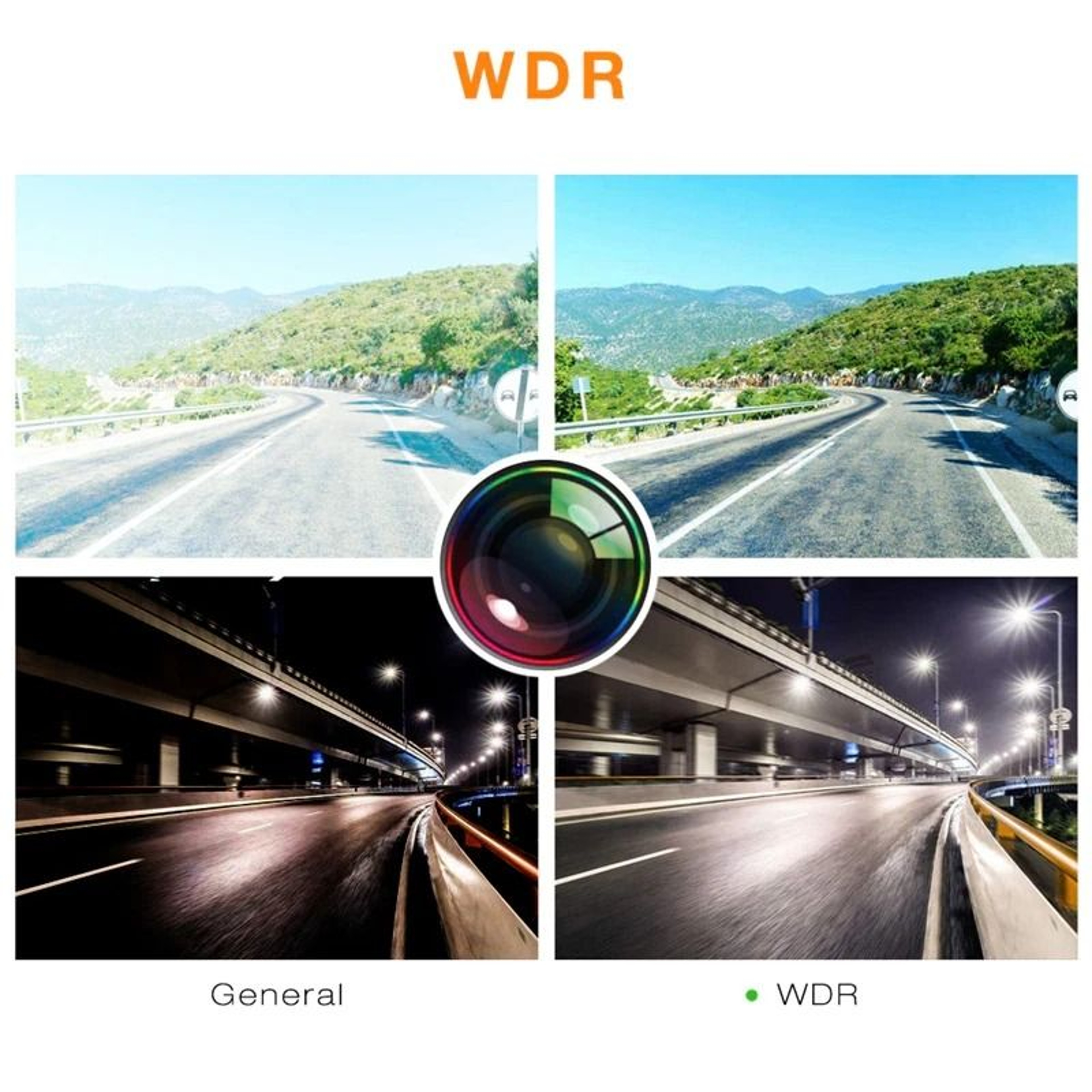 WiFi Dash Cam Recorder HD Vehicle Camera With GSensor And Night Vision 8