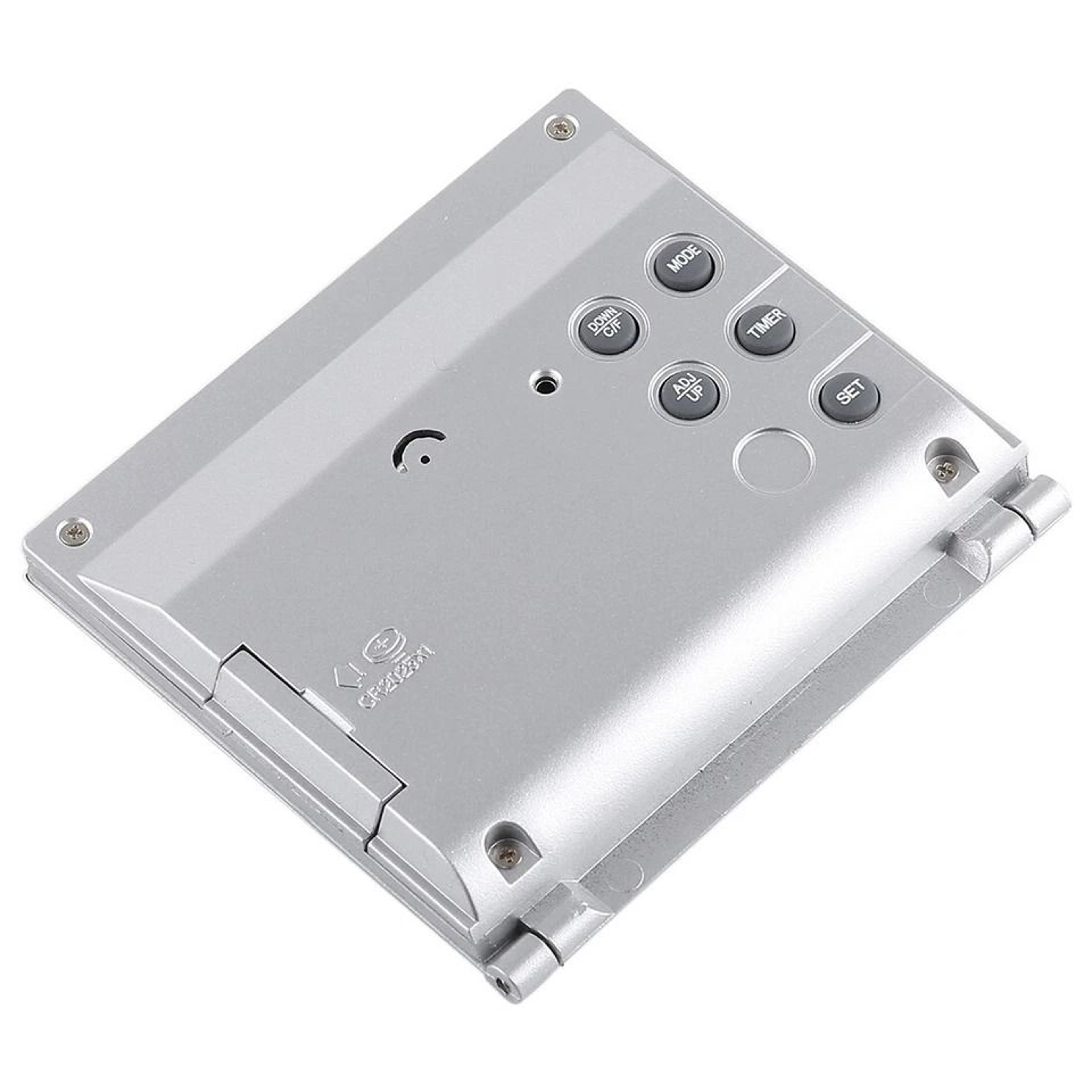 Compact Digital Travel Alarm Clock With LCD Display  Temperature Foldable  Portable Desk Timer 2