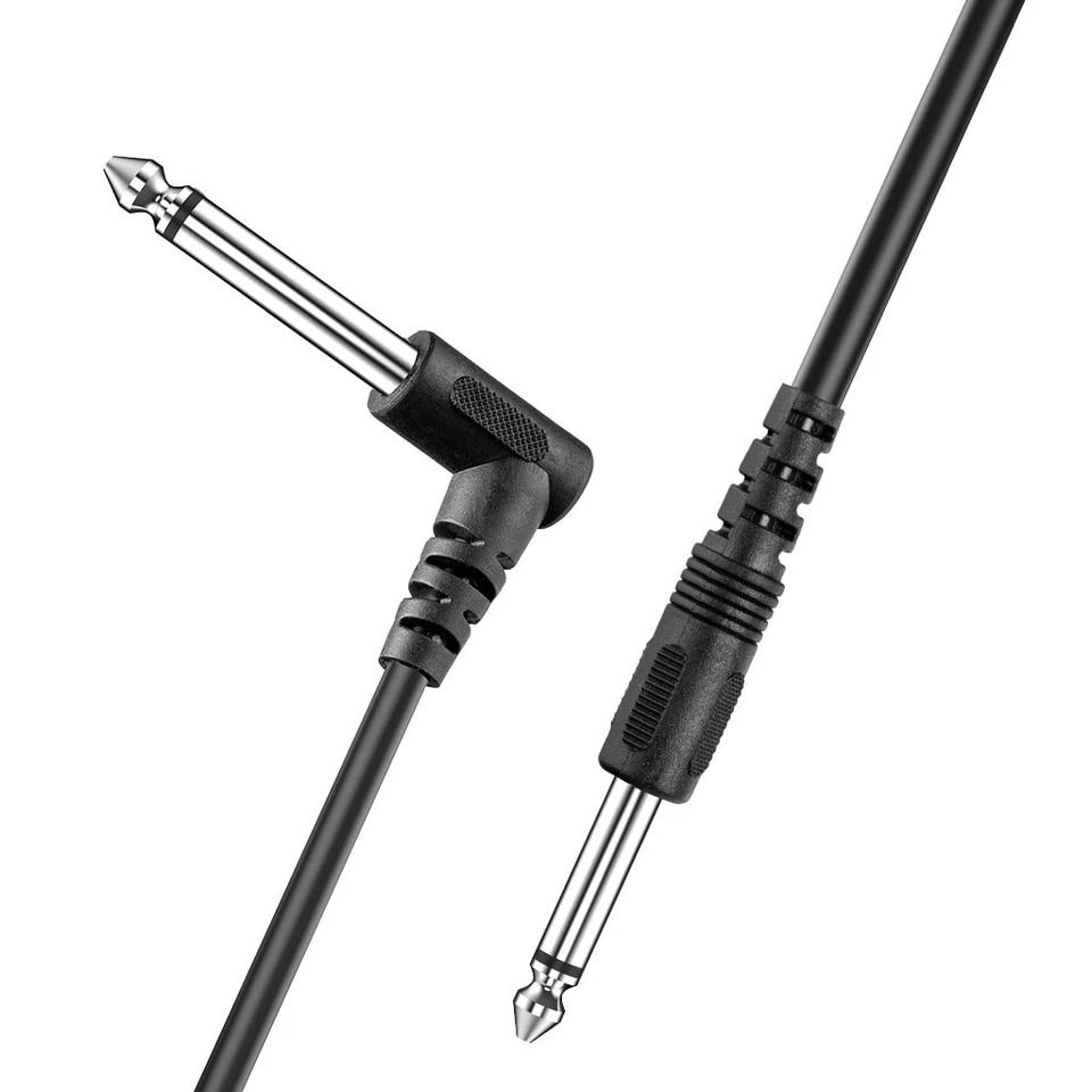 Right Angle Electric Guitar Amp Cable Premium Shielded Patch Cord 1