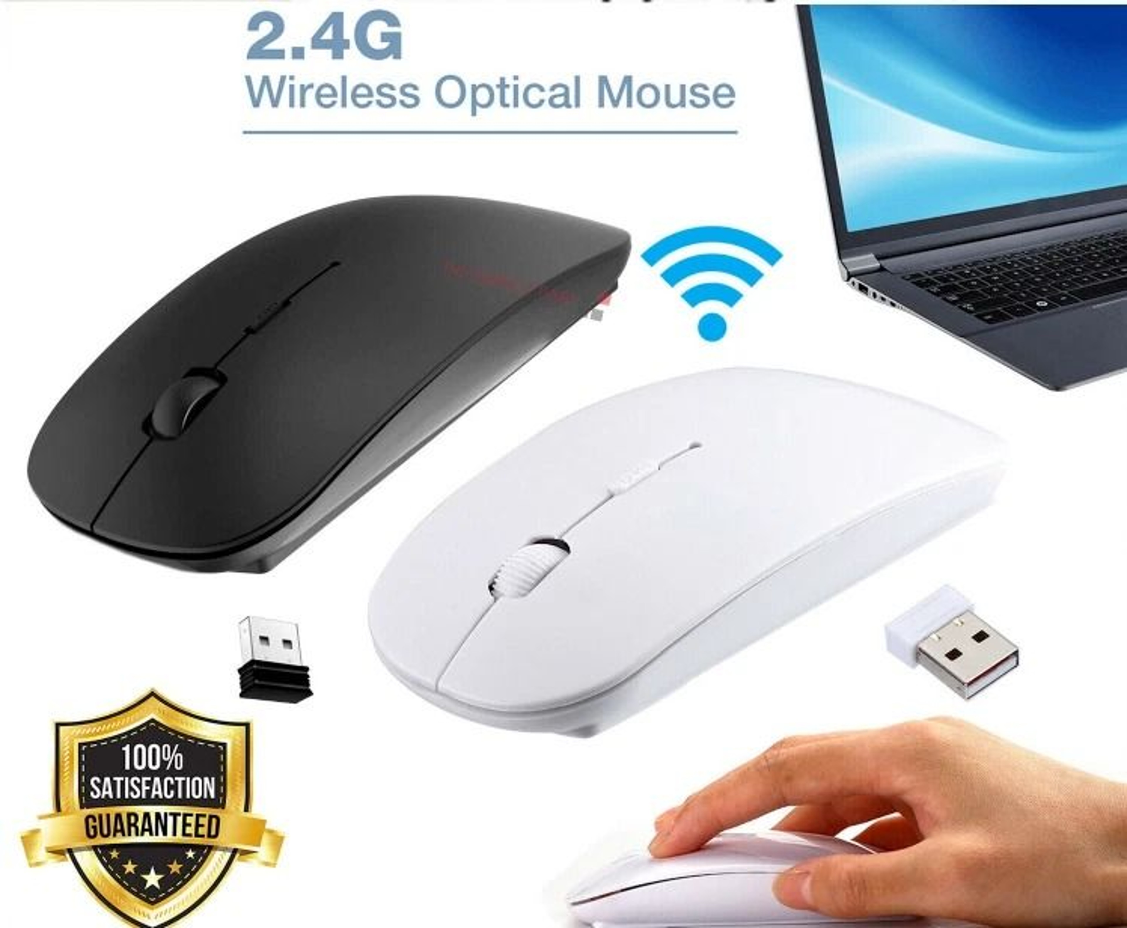 Wireless Optical Mouse For Apple MacBook Pro Air  PC 3