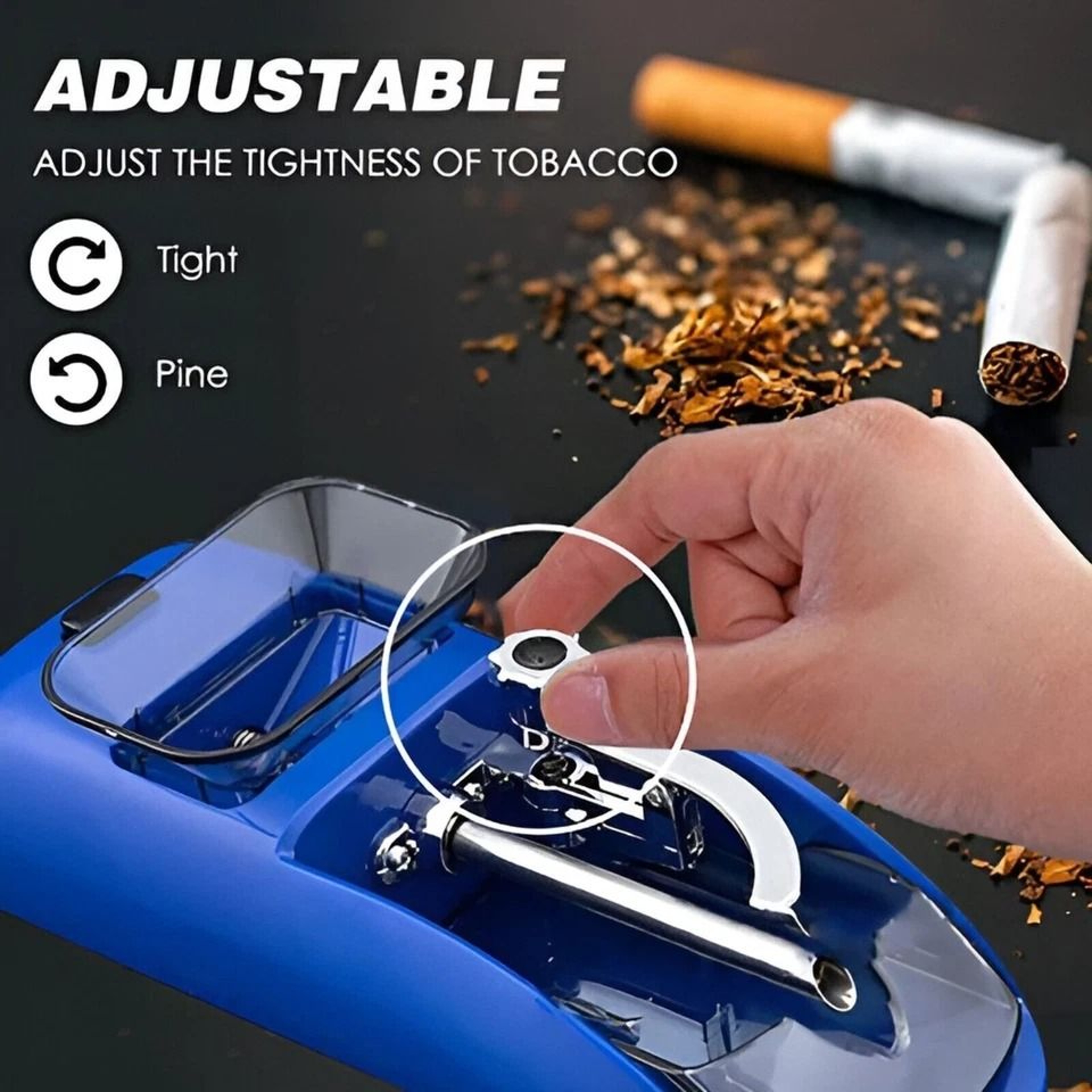 Automatic Electric Cigarette Rolling Machine DIY Tobacco Injector Maker 2