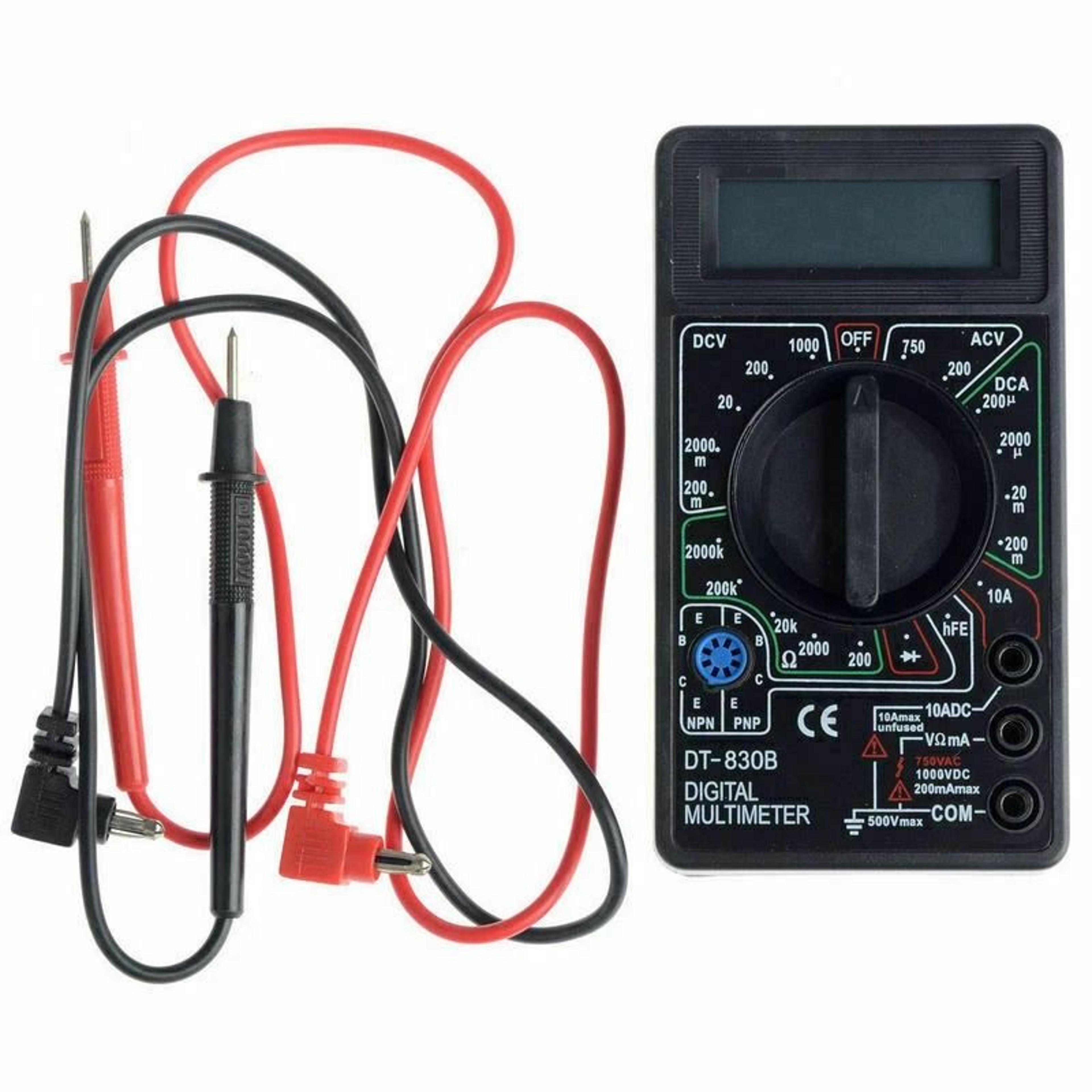Digital Multimeter For ACDC Voltage Current And Resistance Tester Ohm Meter With Diode Check 6