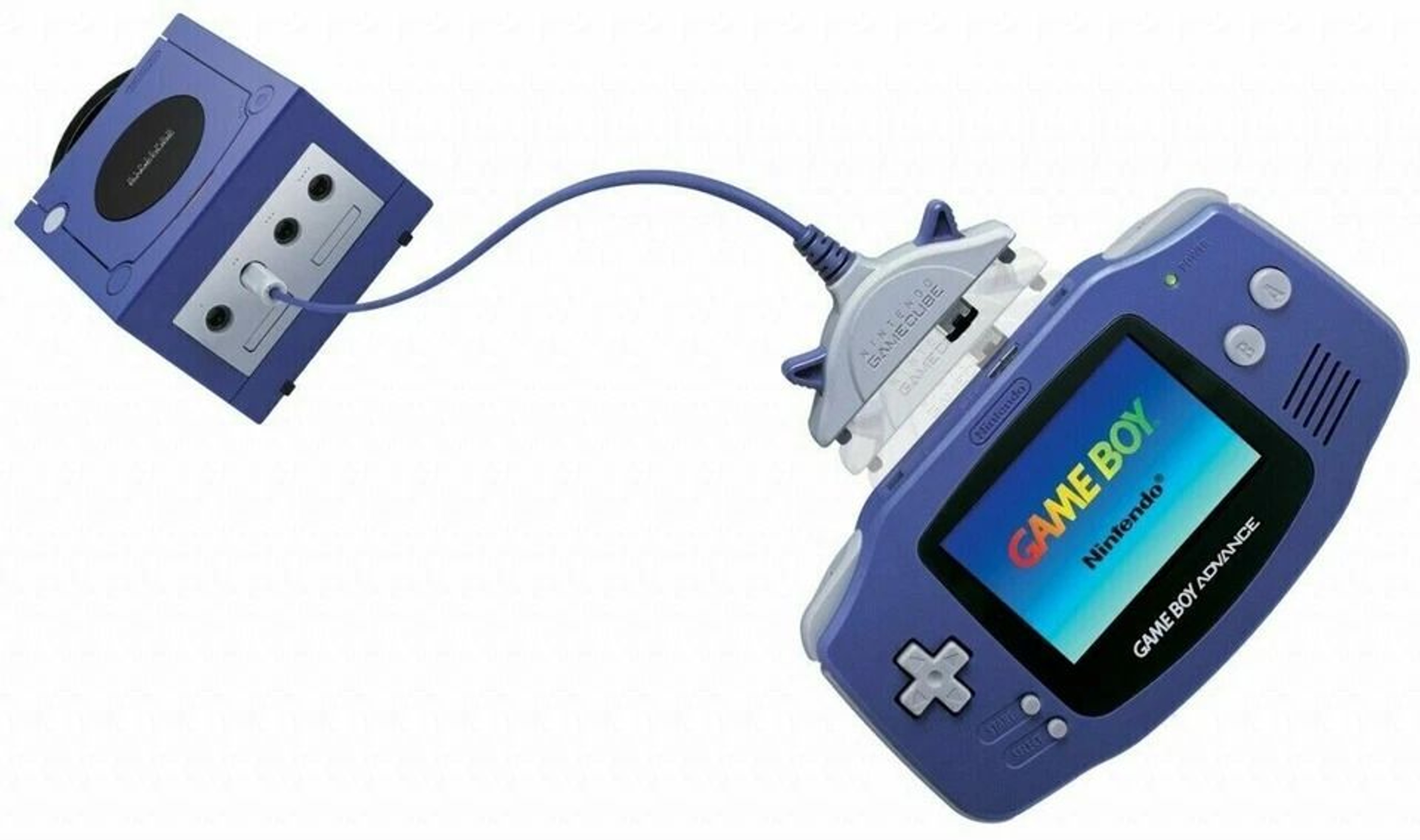 GameBoy Advance To GameCube Link Cable Adapter Purple Connector For GBA  GameCube 2