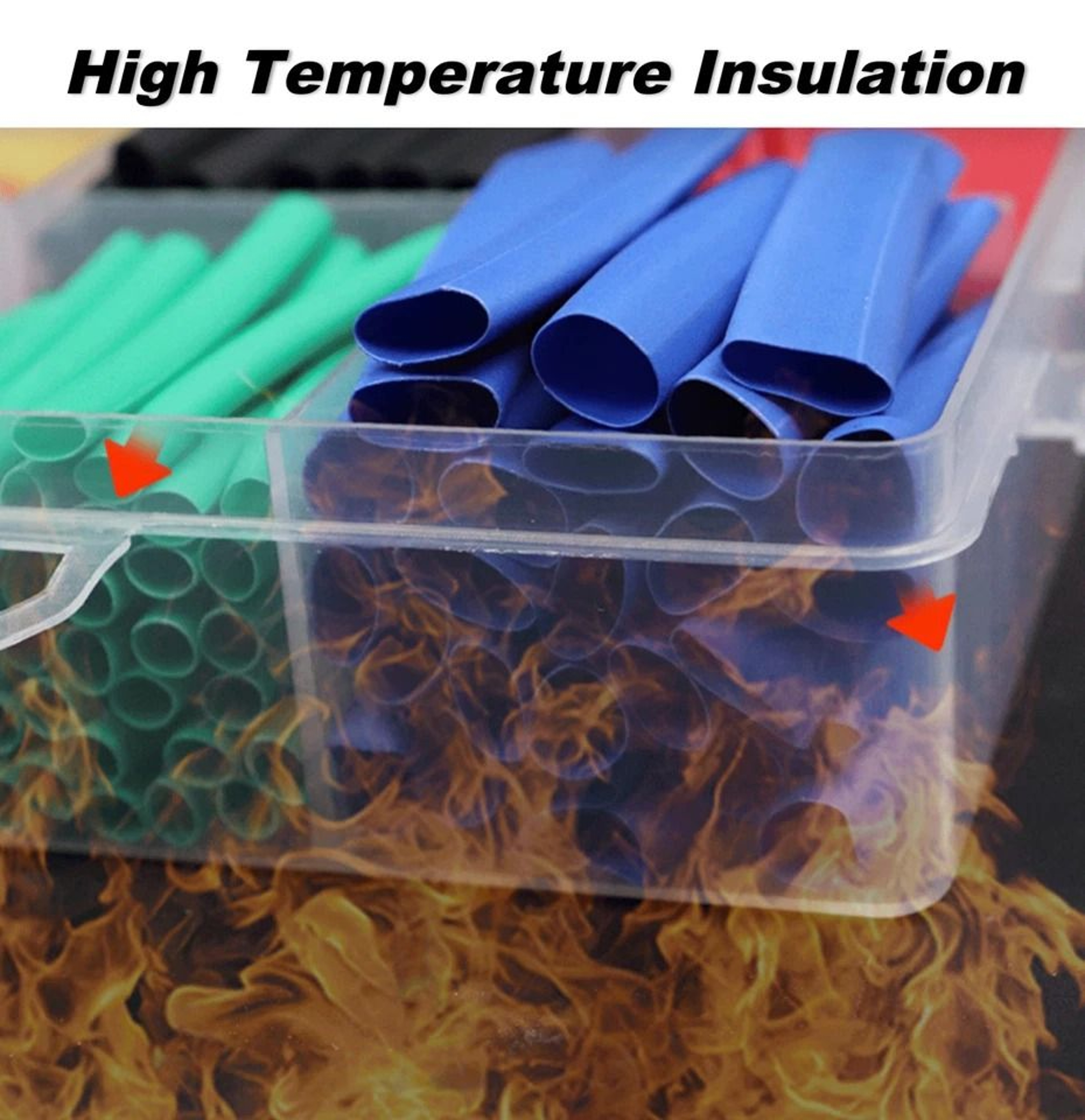 Heat Shrink Tubing Insulation Shrinkable Tube Wire Cable Sleeve With Box 2