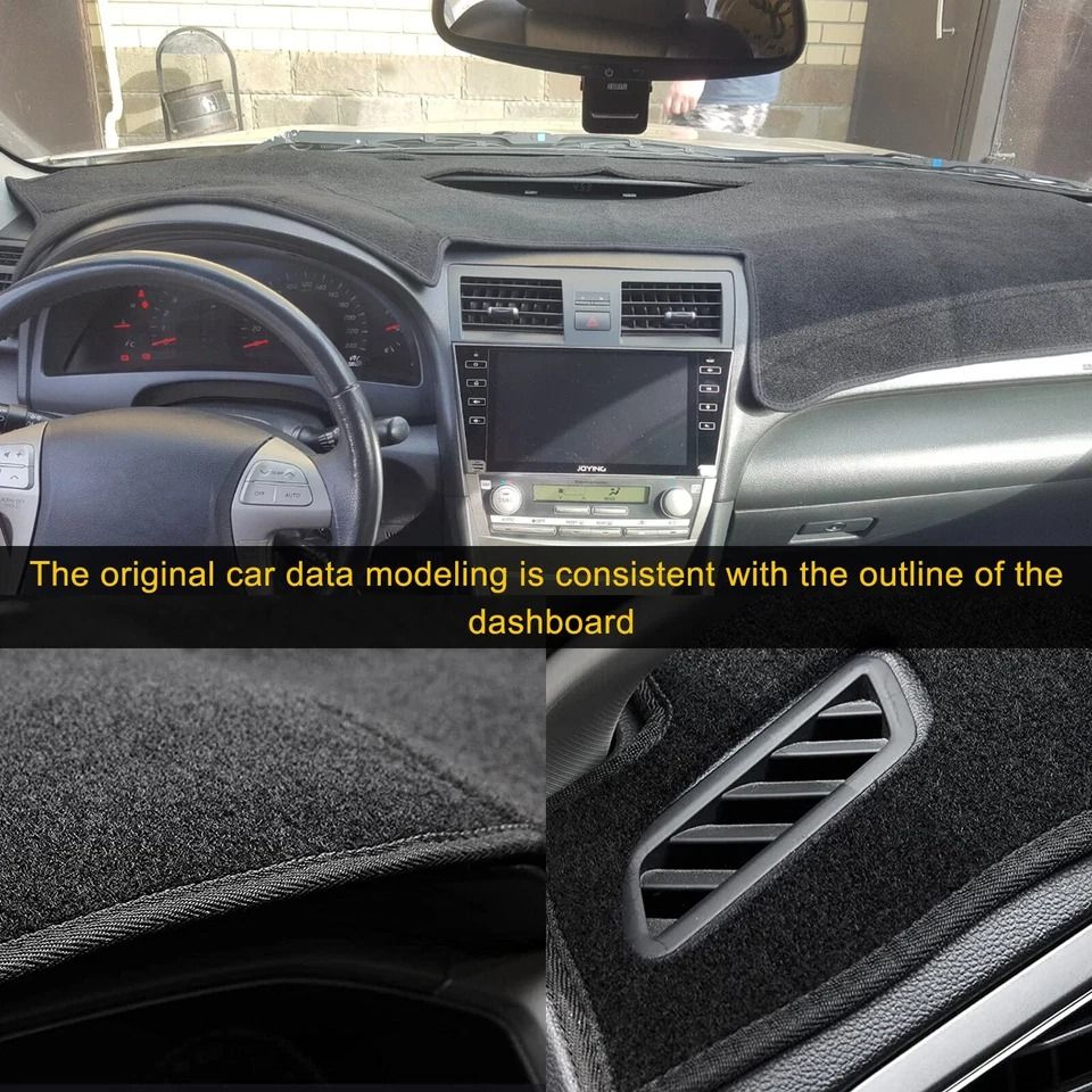 Dashmat AntiSlip Dashboard Cover  Sun Protection Interior Pad 4