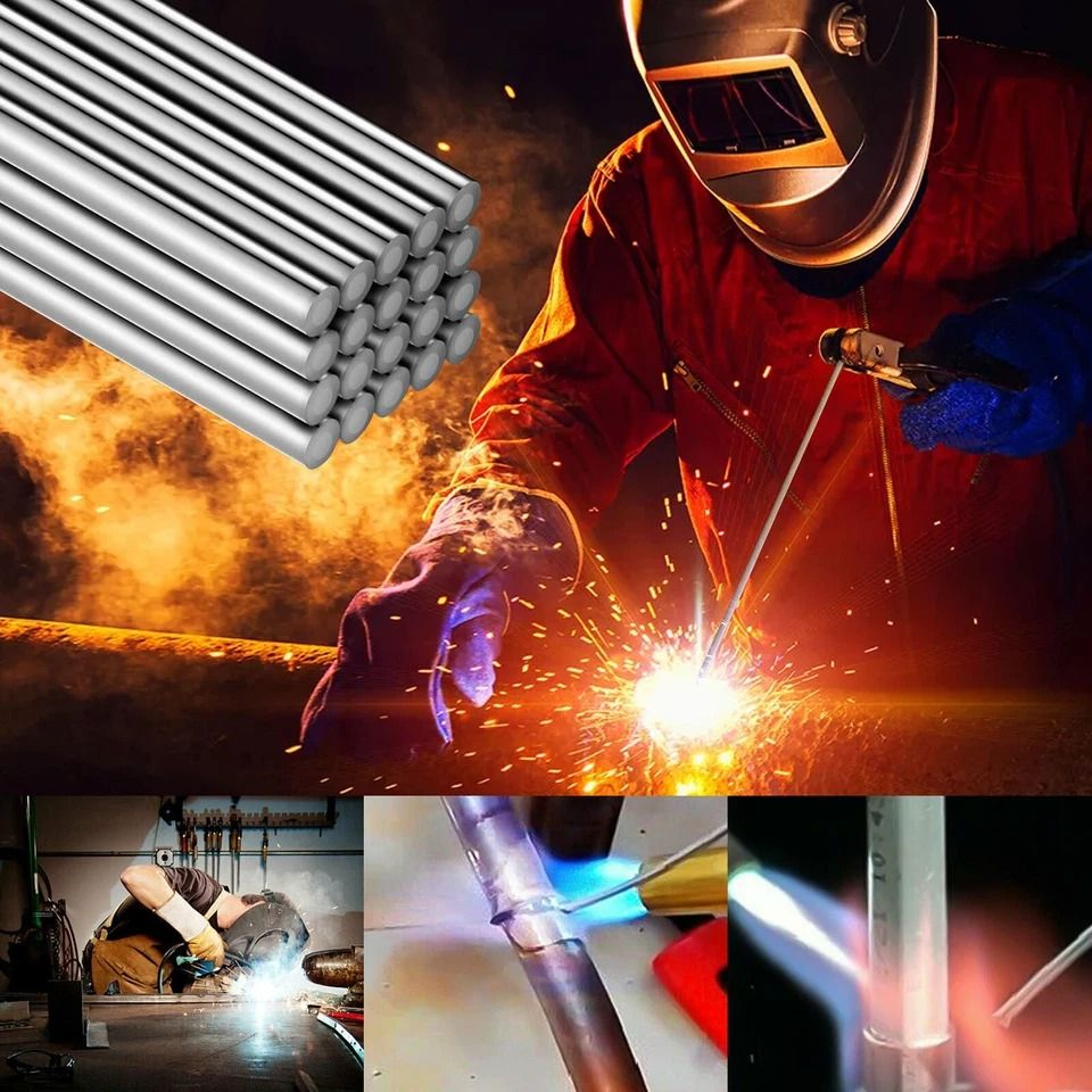 Easy Melt Aluminum Welding Rods For LowTemperature Brazing 3