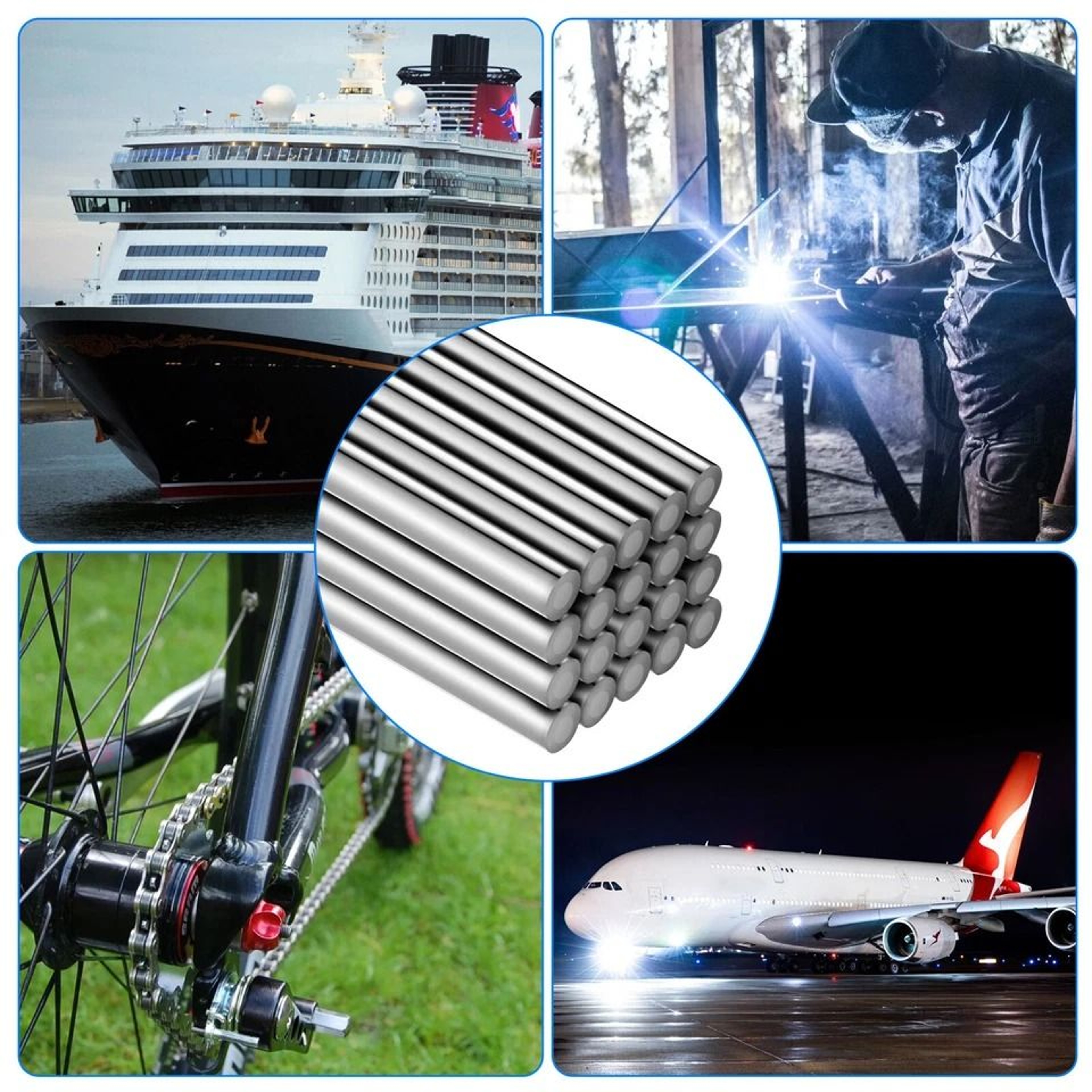 Easy Melt Aluminum Welding Rods For LowTemperature Brazing 5