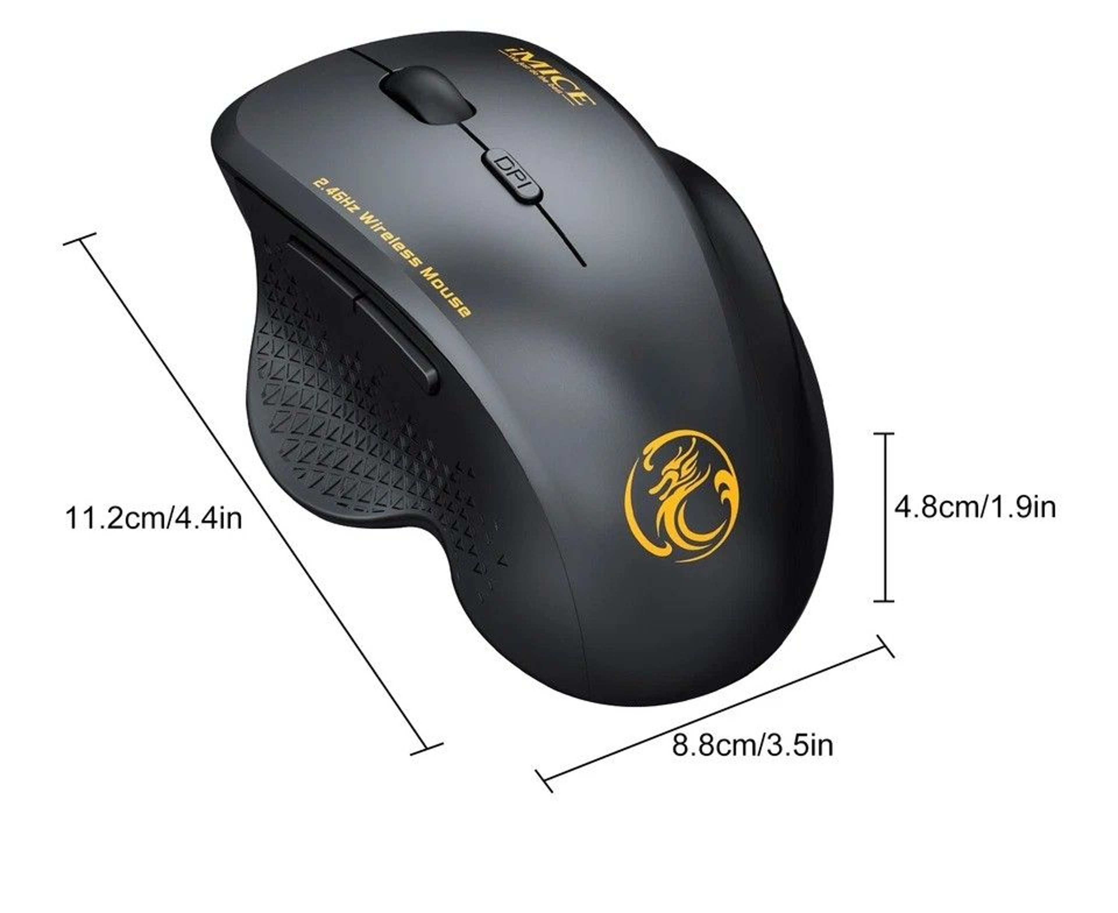 Wireless Optical Gaming Mouse With Buttons  USB Receiver Wireless For Laptop  PC 7
