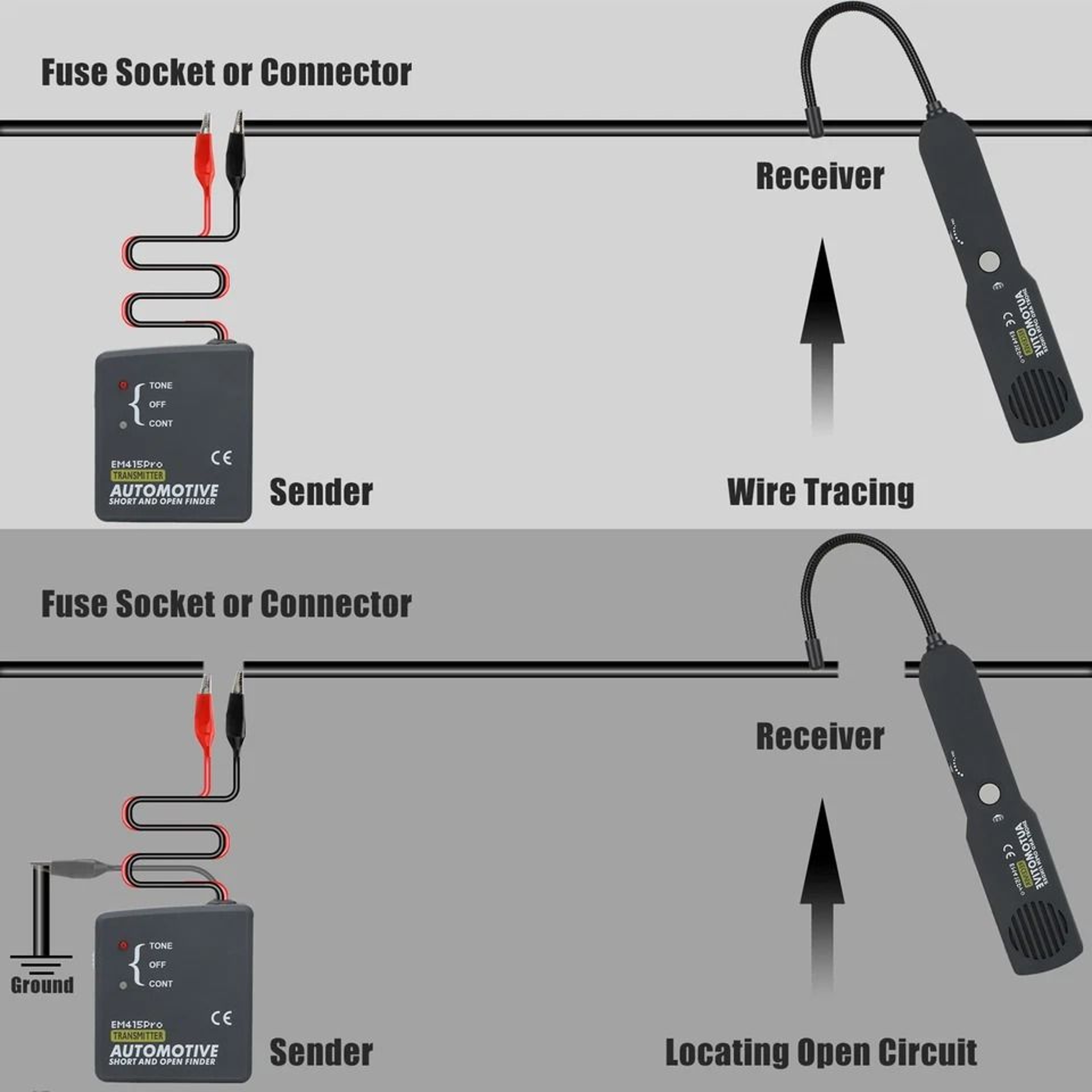 DC Probe Automotive Short  Open Finder Circuit Breaker Tester Wire Tracker 4