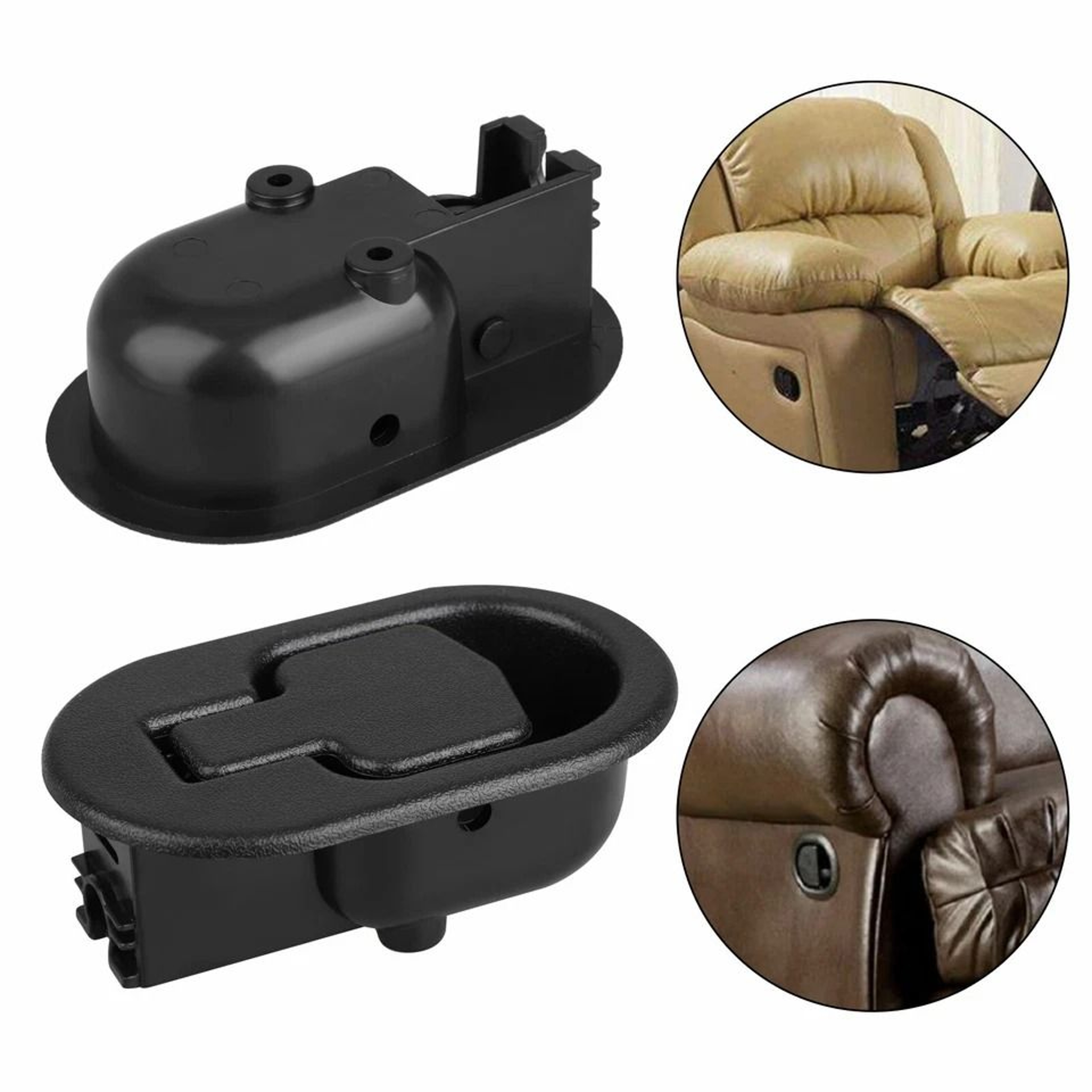 Universal Recliner Pull Handle For Sofa  Chair Black Release Lever 2