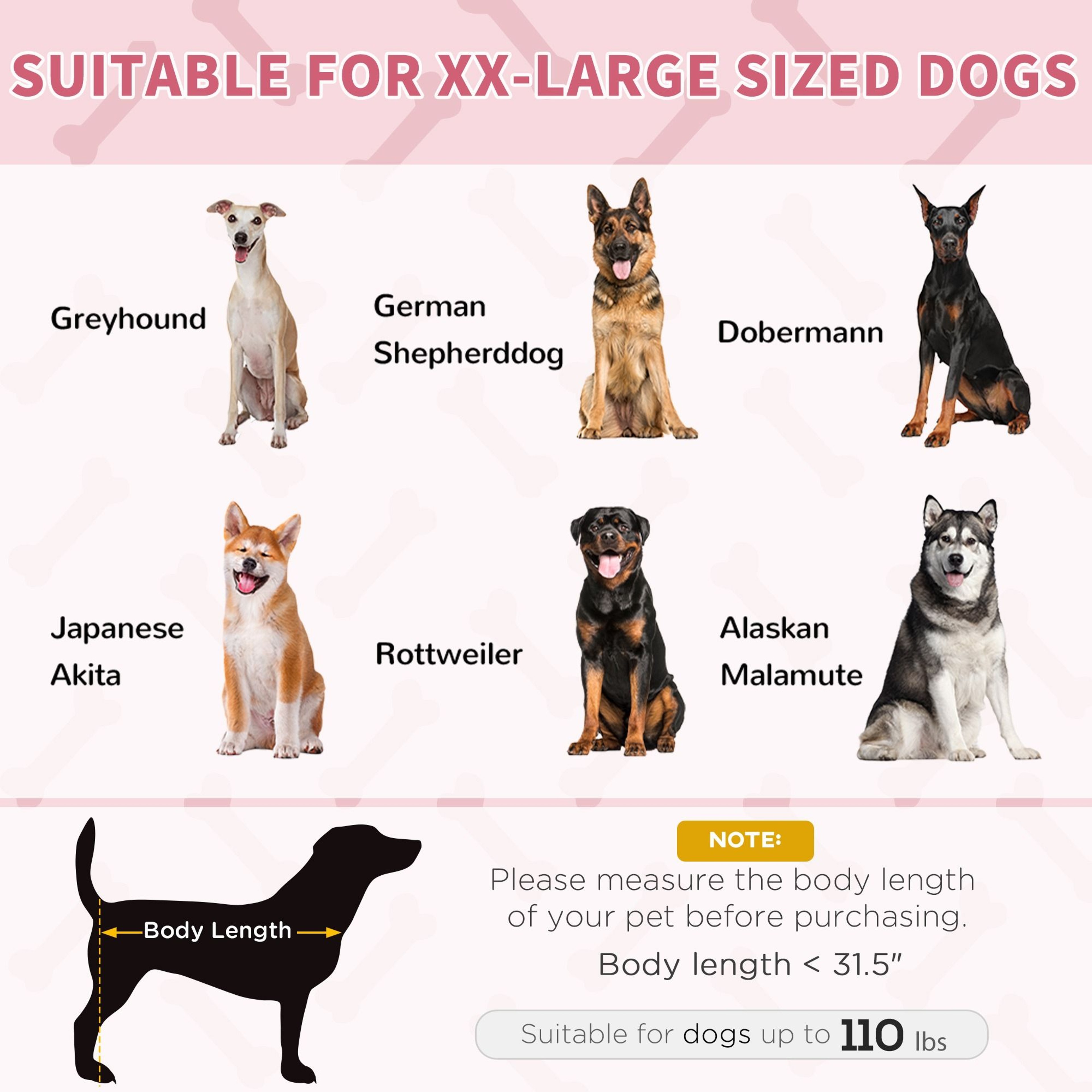 Dog Elevated Raised Bed Comfortable Pet Cot For Large Dogs Oxford Fabric With Fade Resistance 13