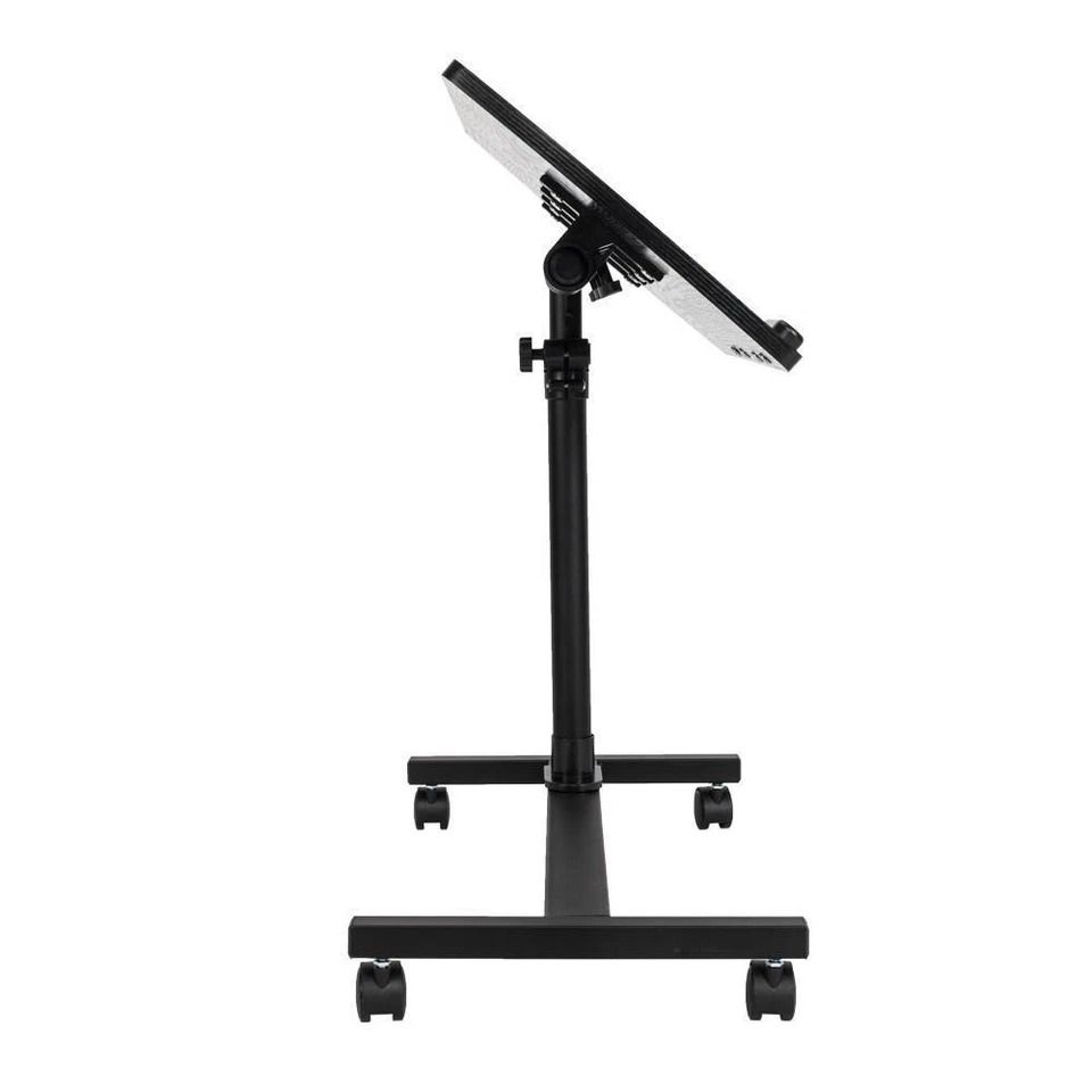 Adjustable Rolling Laptop Desk Cart Over Bed Hospital Table With Angle  Height Adjustment 3