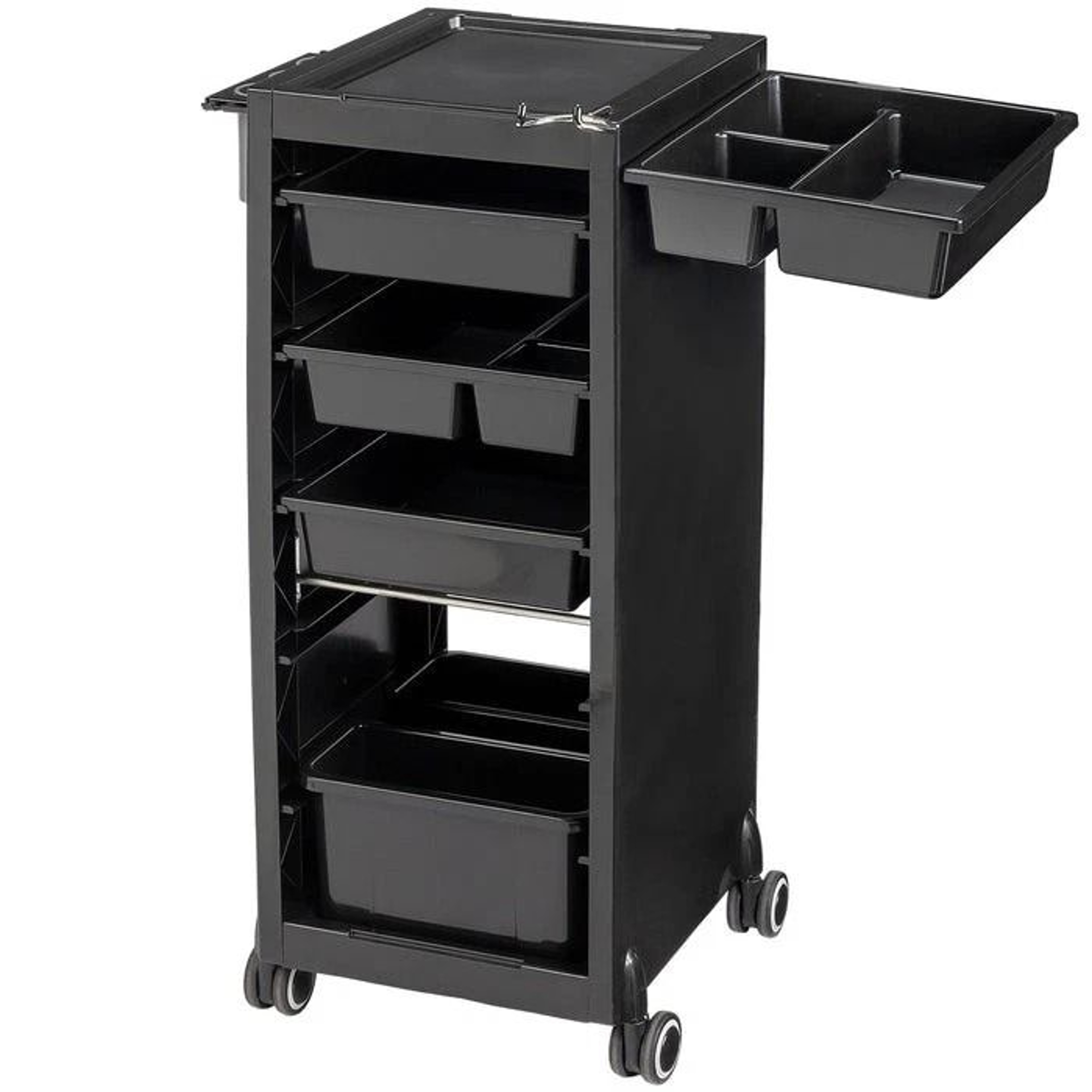 Rolling Salon Trolley Storage Cart With Drawers For Beauty Salon SPA Tattoo And Barber 0