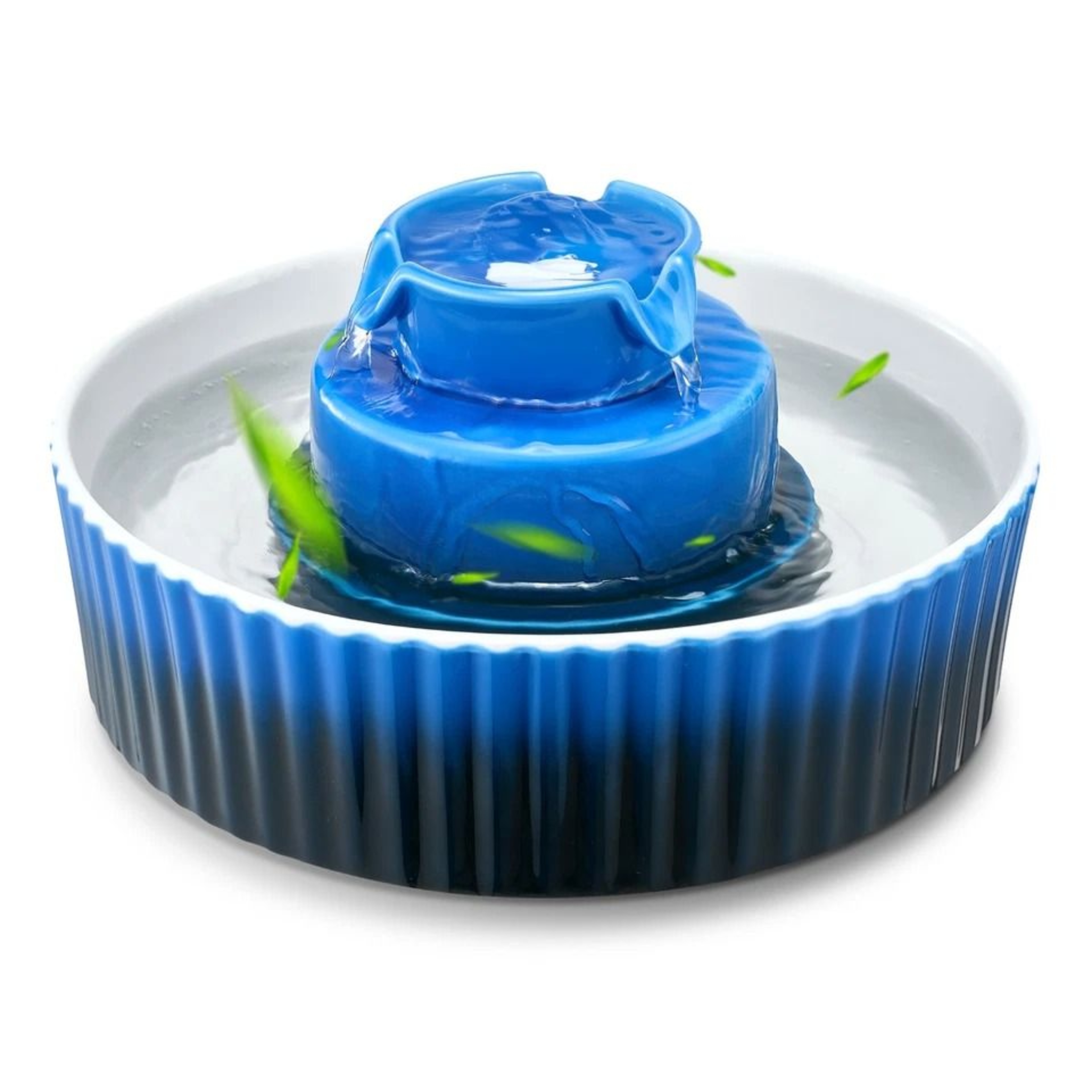 Ceramic Pet Water Fountain Cupcake Fountain For Cats  Dogs UltraQuiet Easy To Clean 0