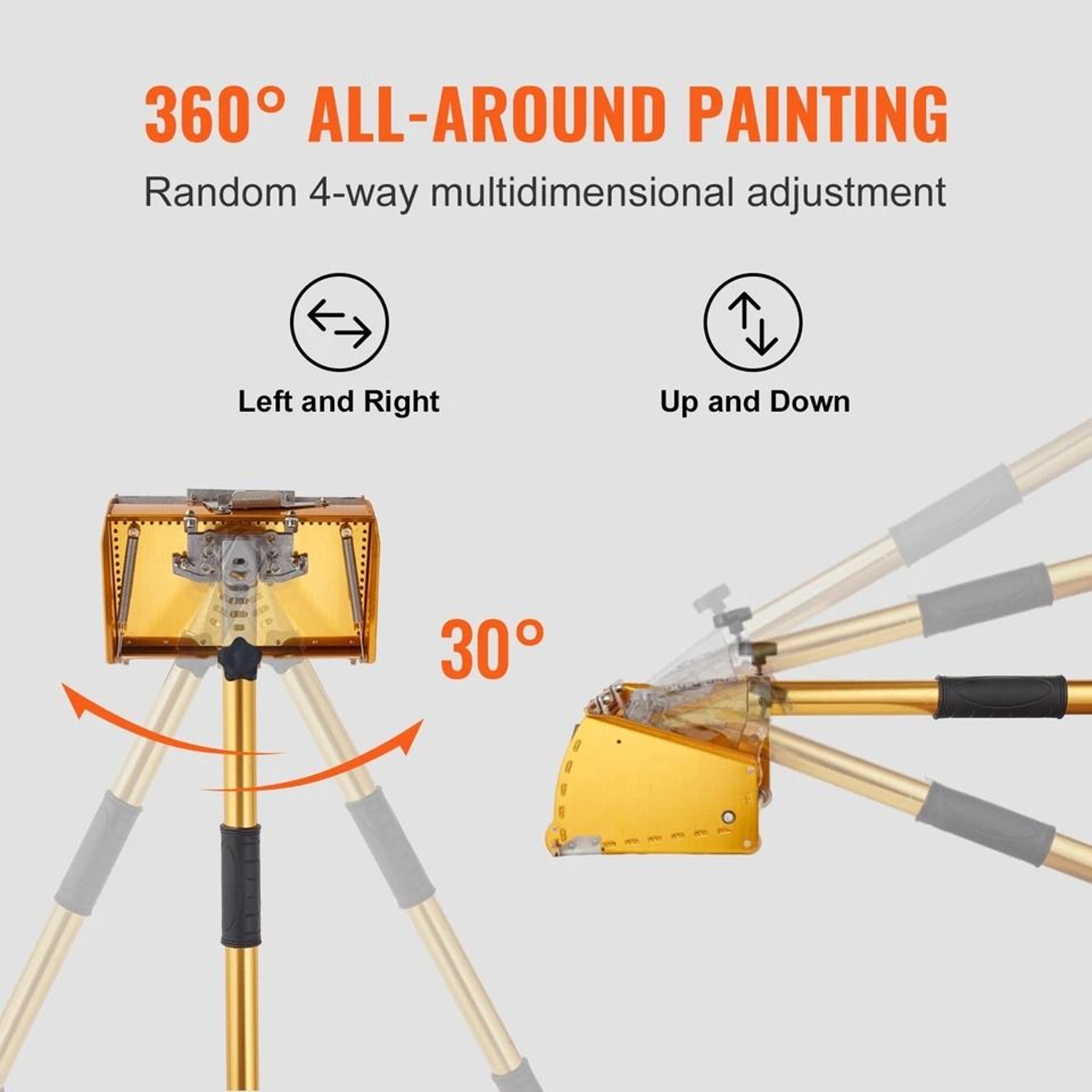 Extendable Drywall Flat Box Handle With Ergonomic Grip For Taping  Finishing 5