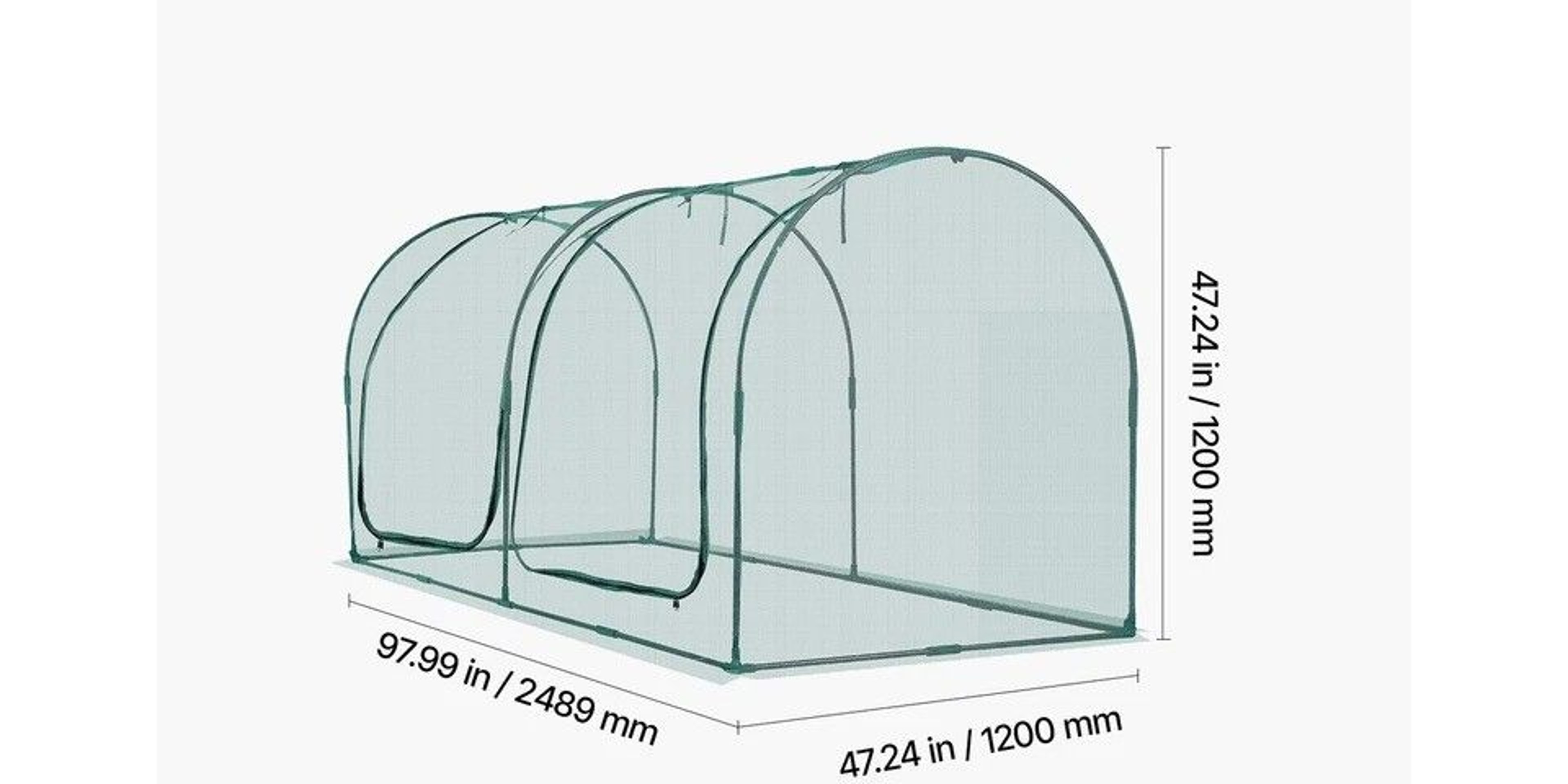 WindResistant Tall Crop Cage Garden Plant Protection Tent For Outdoor Plants 5