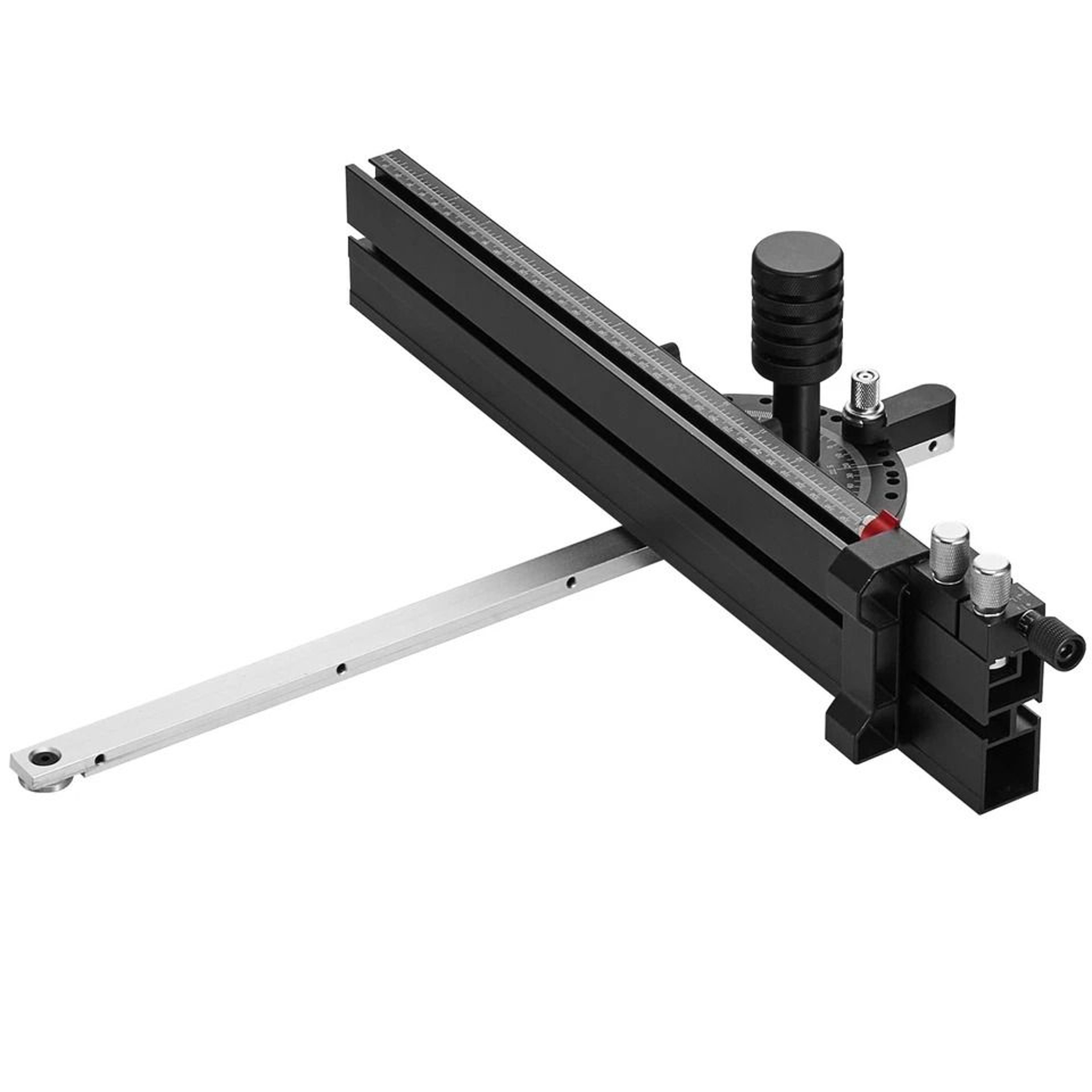 Precision Table Saw Miter Gauge Standard Slot Length Aluminum Alloy With Positive Stops 5
