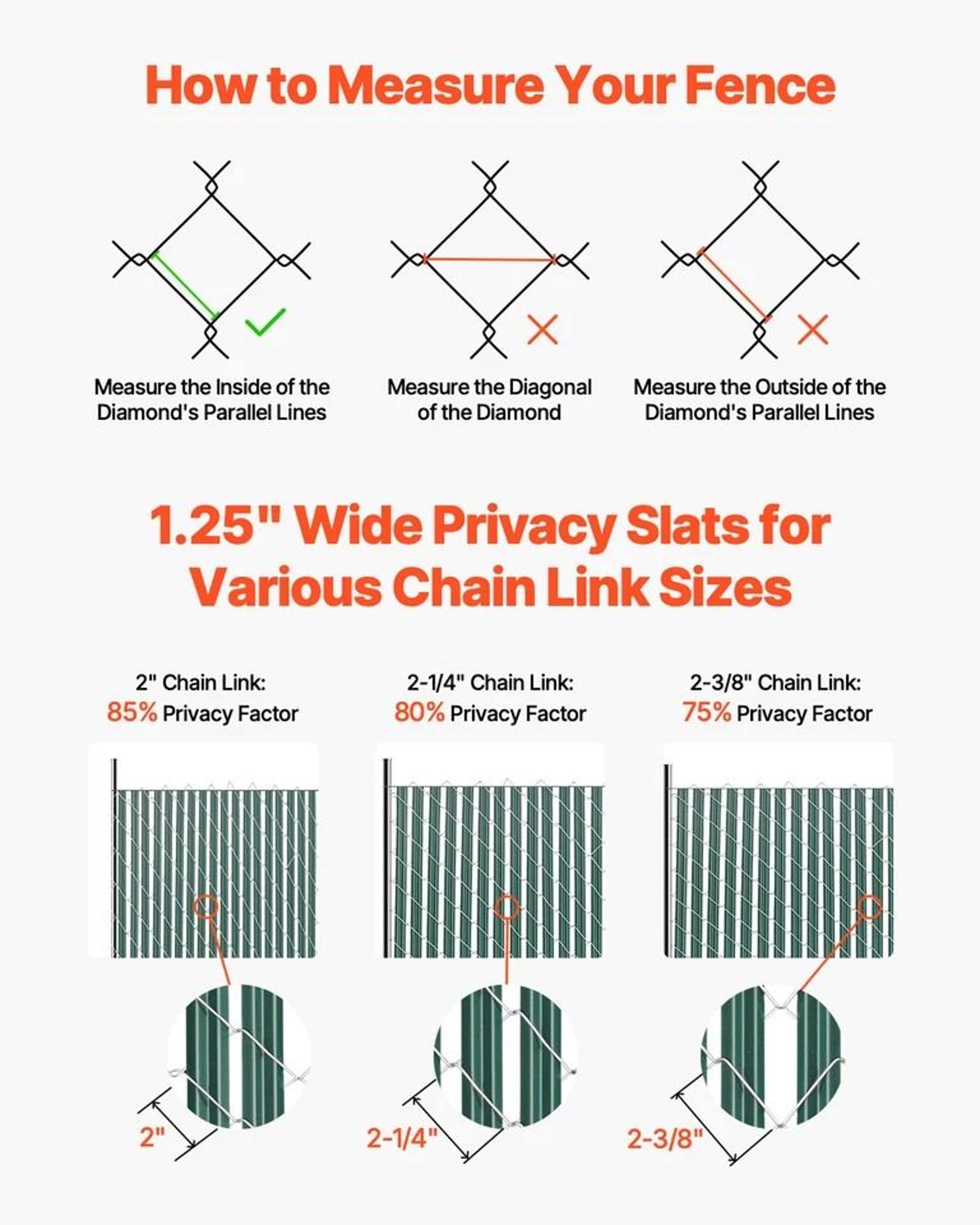Green Chain Link Fence Privacy Slats With Bottom Lock For High Fence SingleWall Design 7