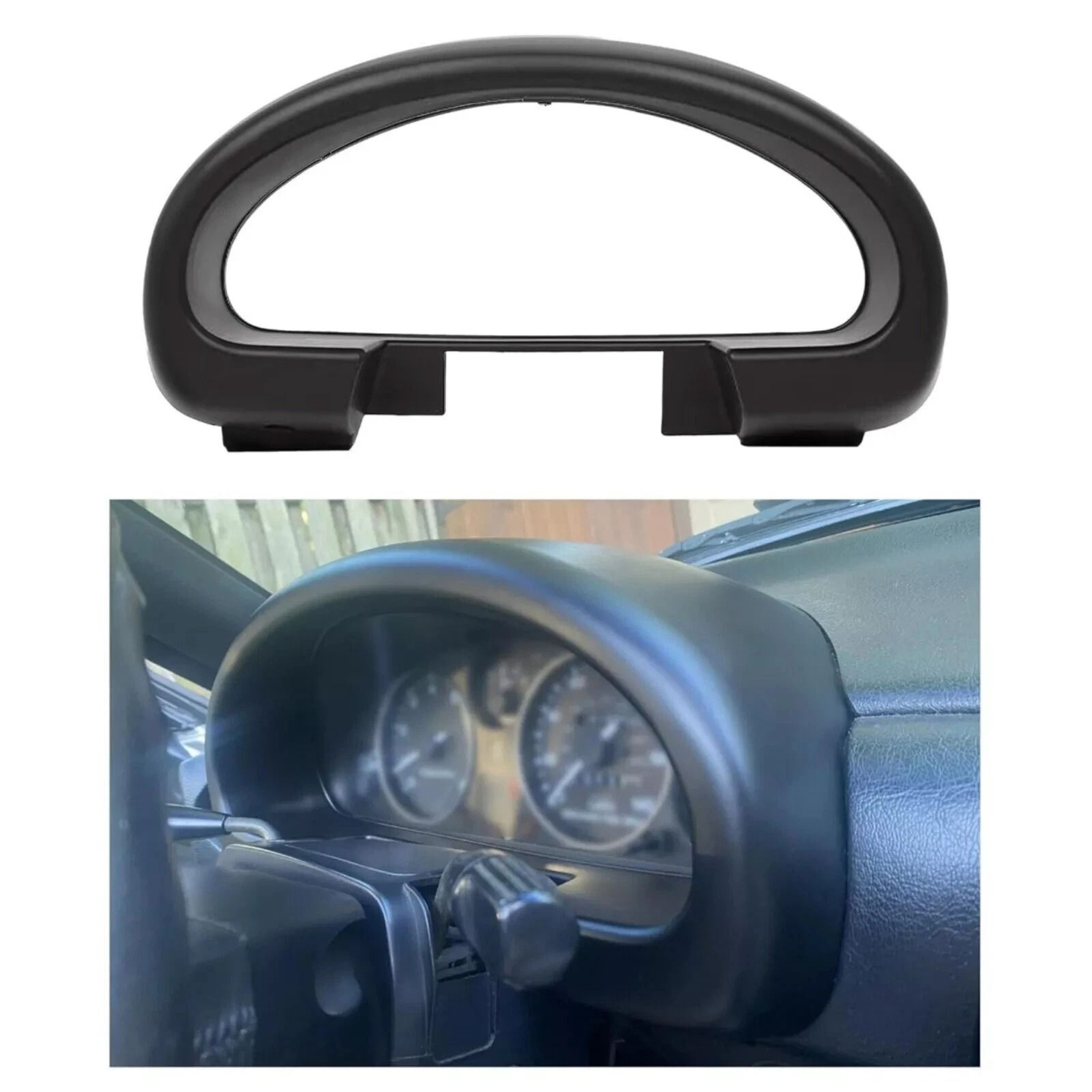 Premium Mazda Miata Gauge Hood Cluster Bezel ABS Replacement Interior Part 14