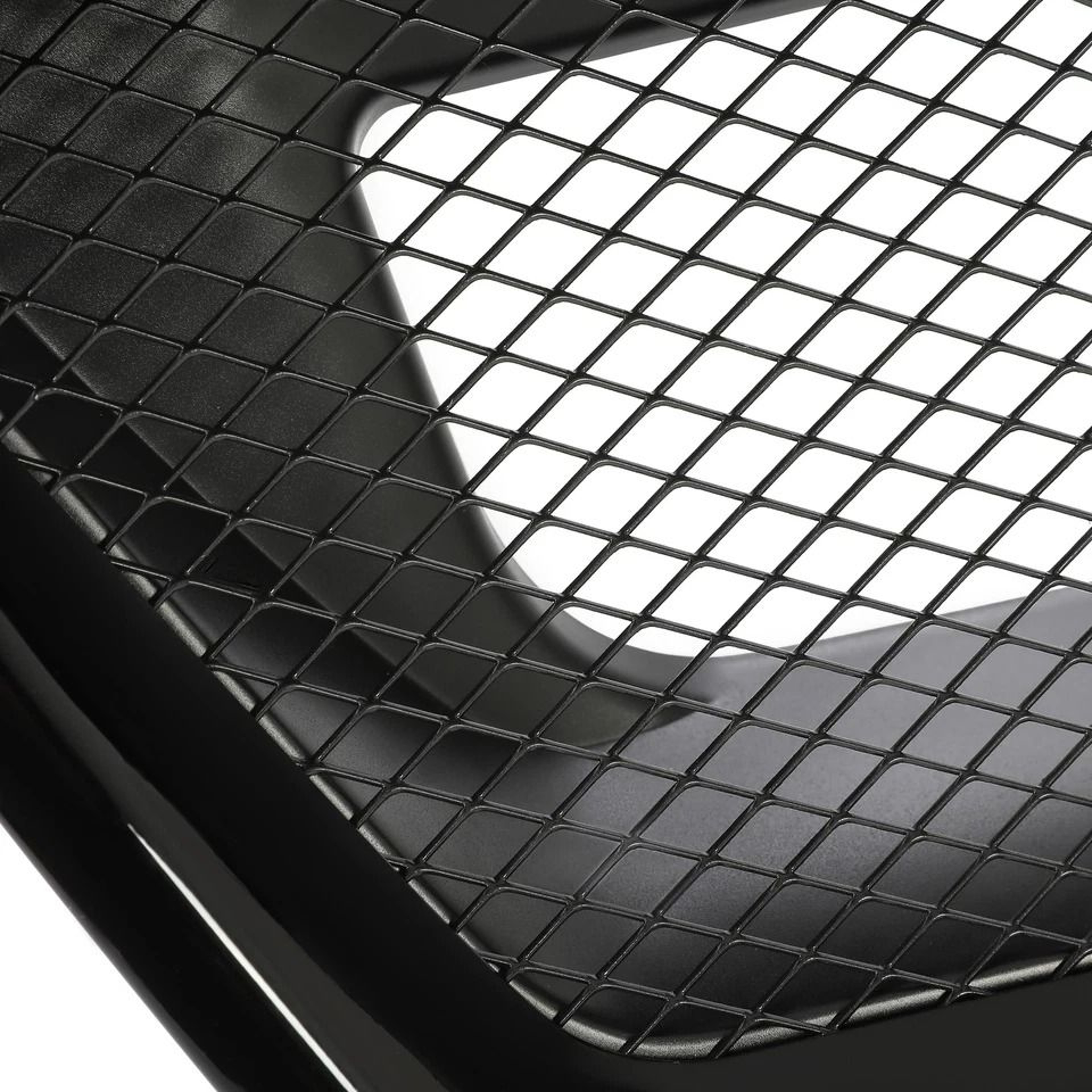 Black Mesh Front Bumper Grille Replacement Part 3