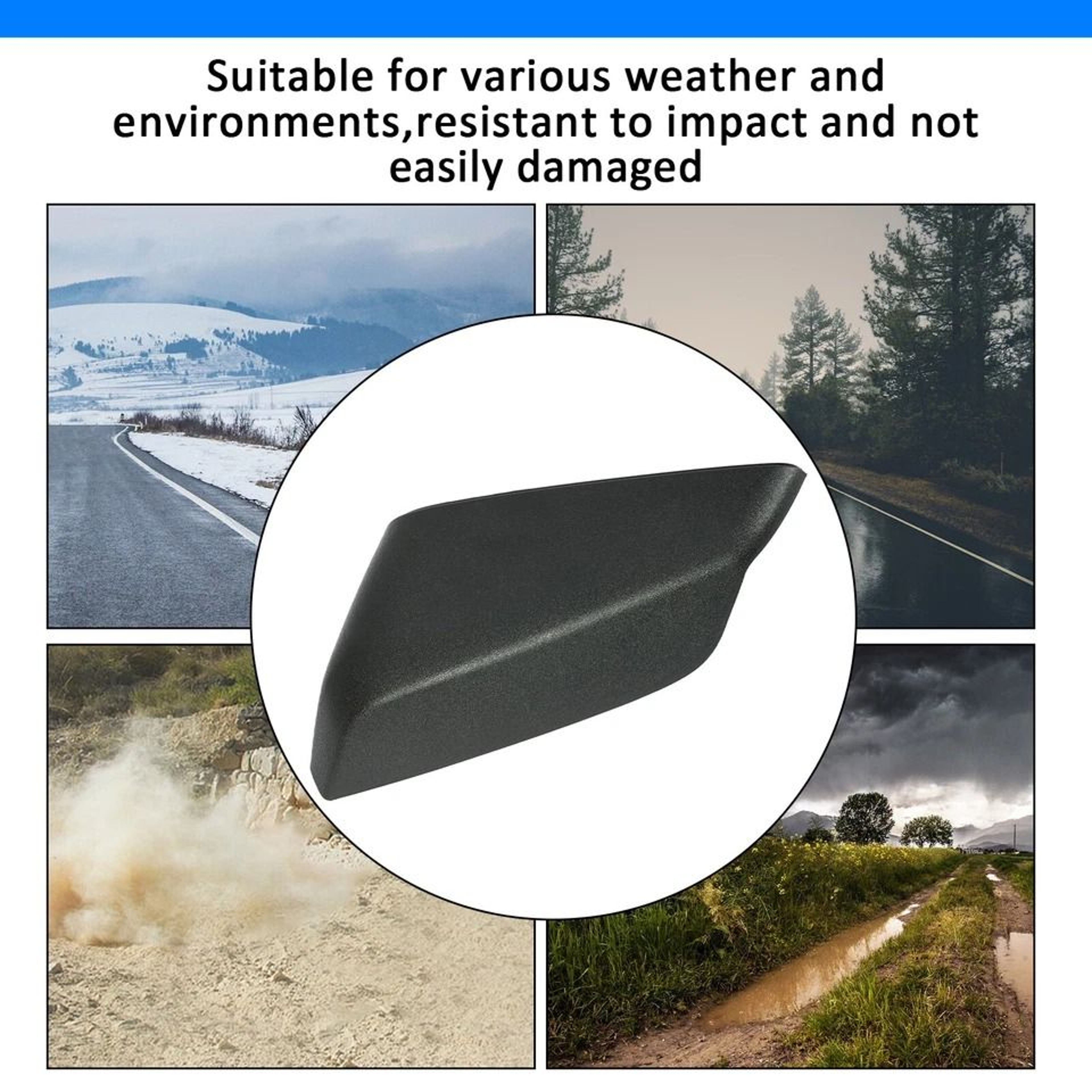 Chevrolet Malibu Driver Side Mirror Cap Cover Black Textured Replacement 9