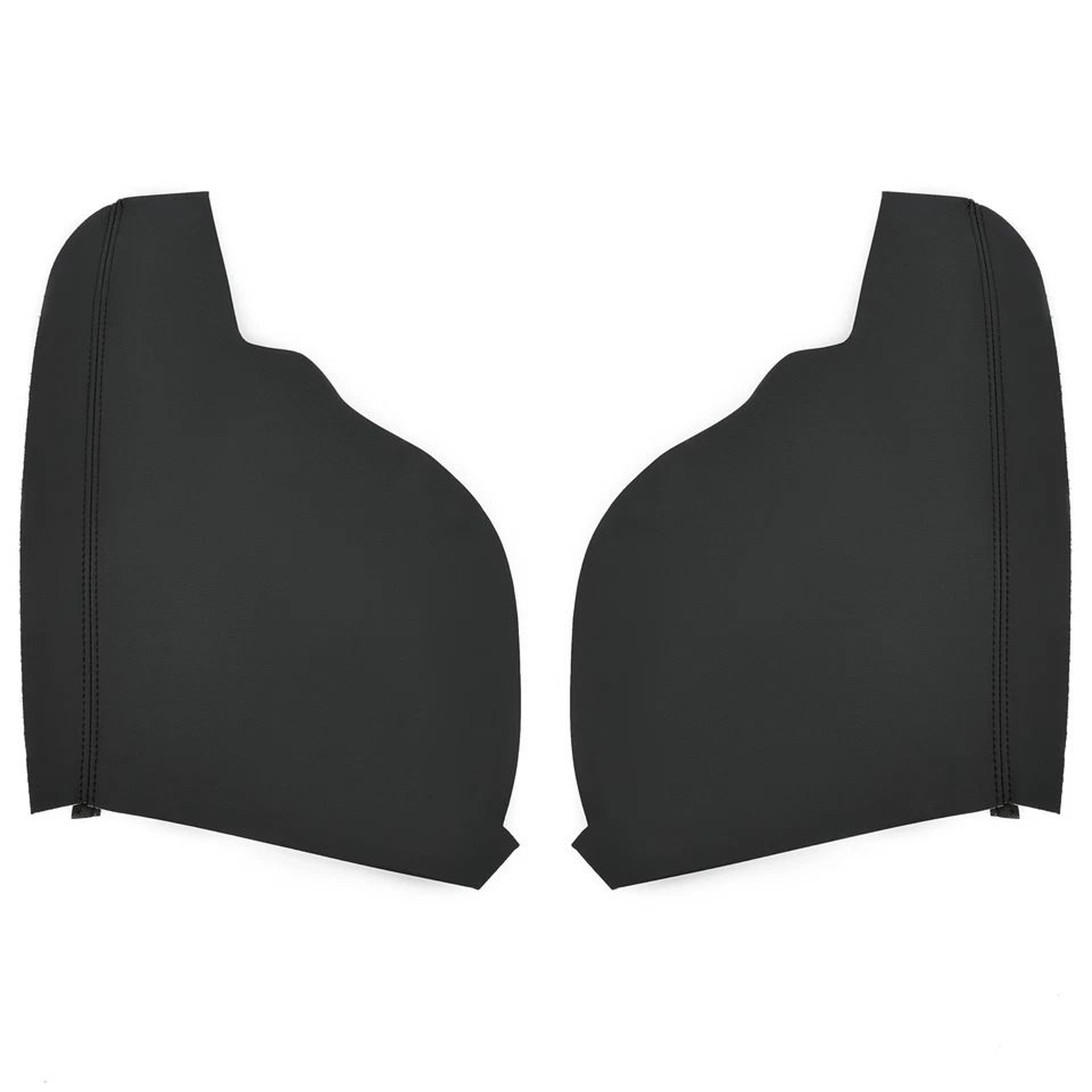 Premium Black Vinyl Armrest Covers For Honda Odyssey Door Panel 0