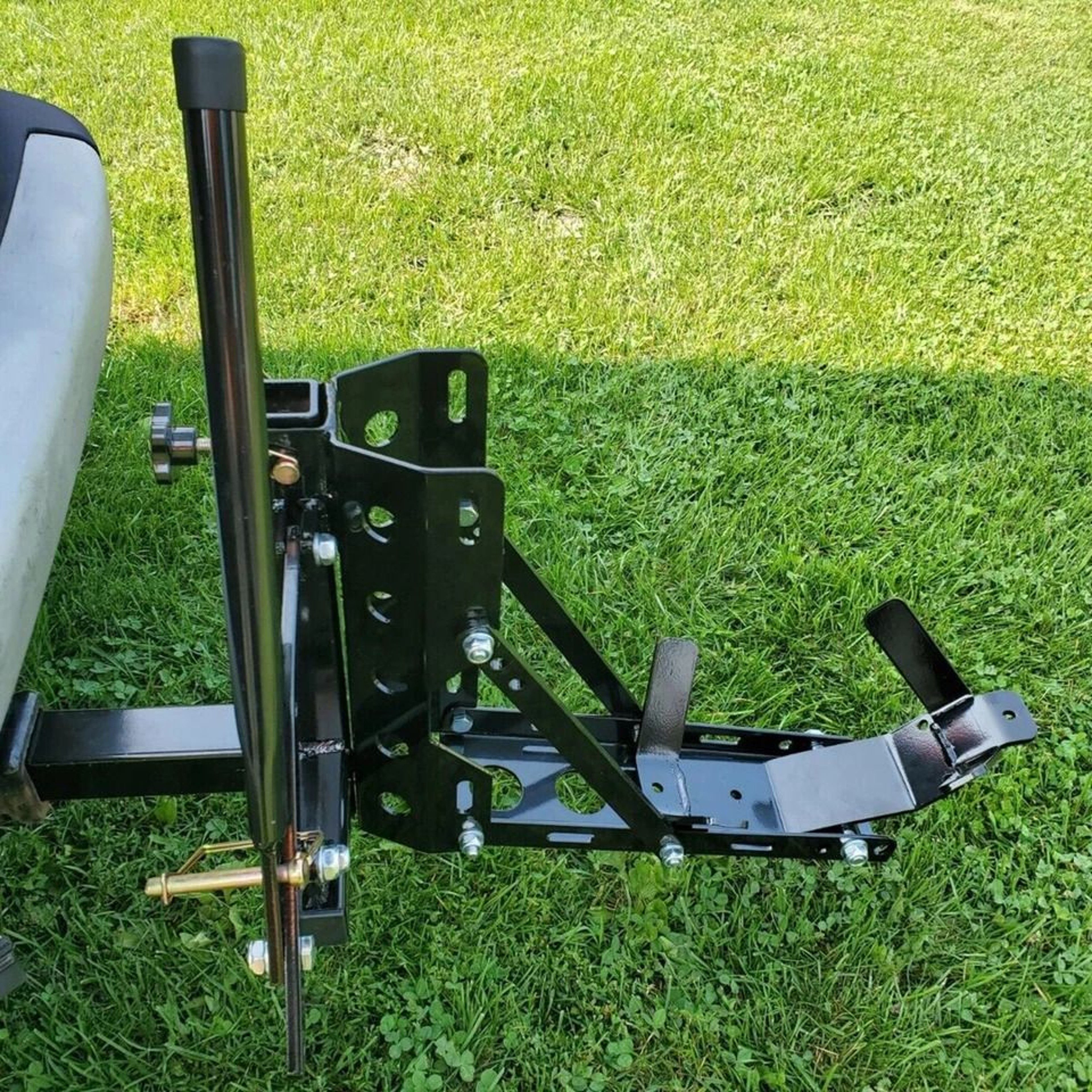 Motorcycle Hauler Receiver Trailer Hitch Carrier For Towing  Transporting Motorcycles 2