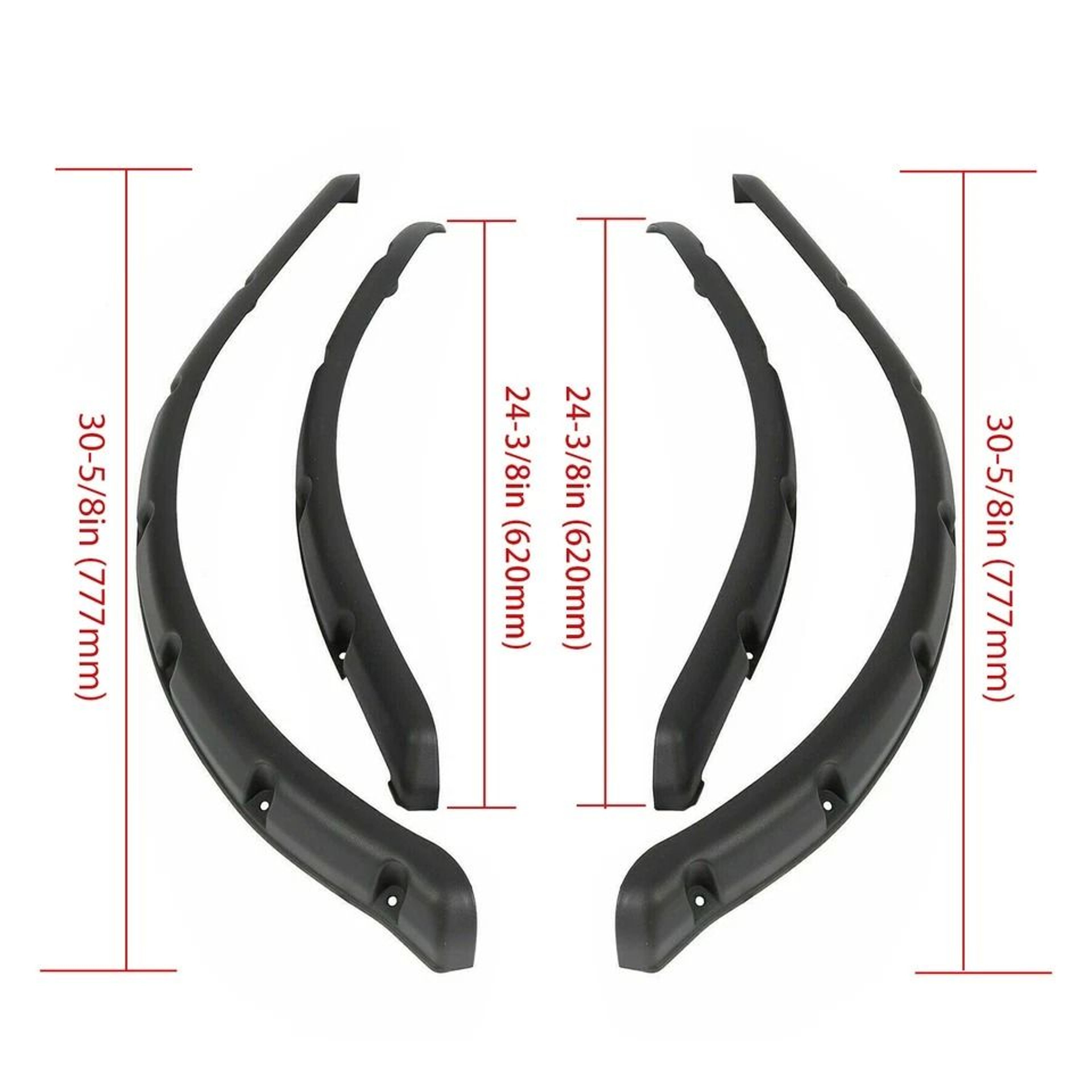 Golf Cart Fender Flares For Club Car DS With Mounting Screws 2