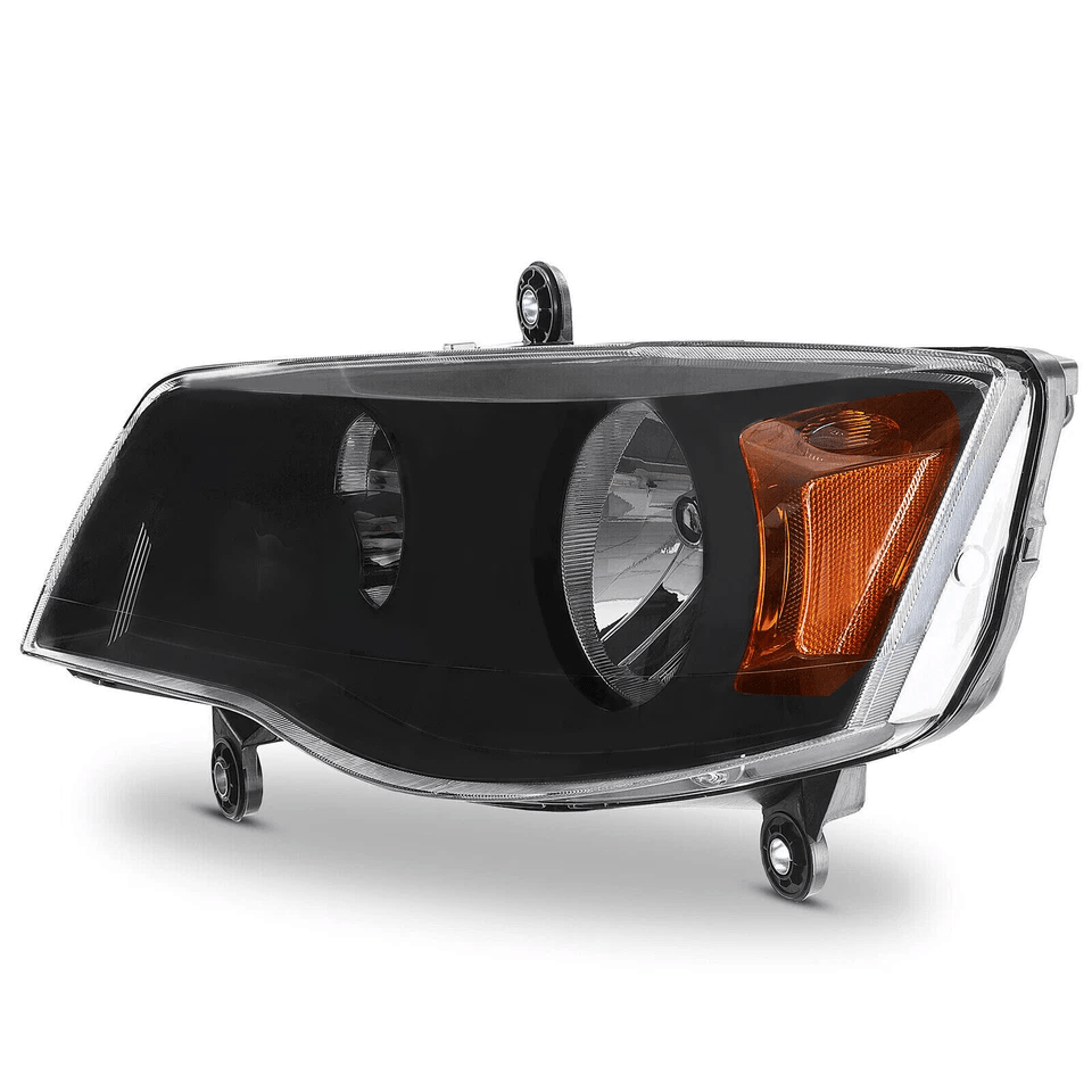 Premium Driver Side Headlight Assembly For Chrysler Town  Country  Dodge Grand Caravan Replacement  12