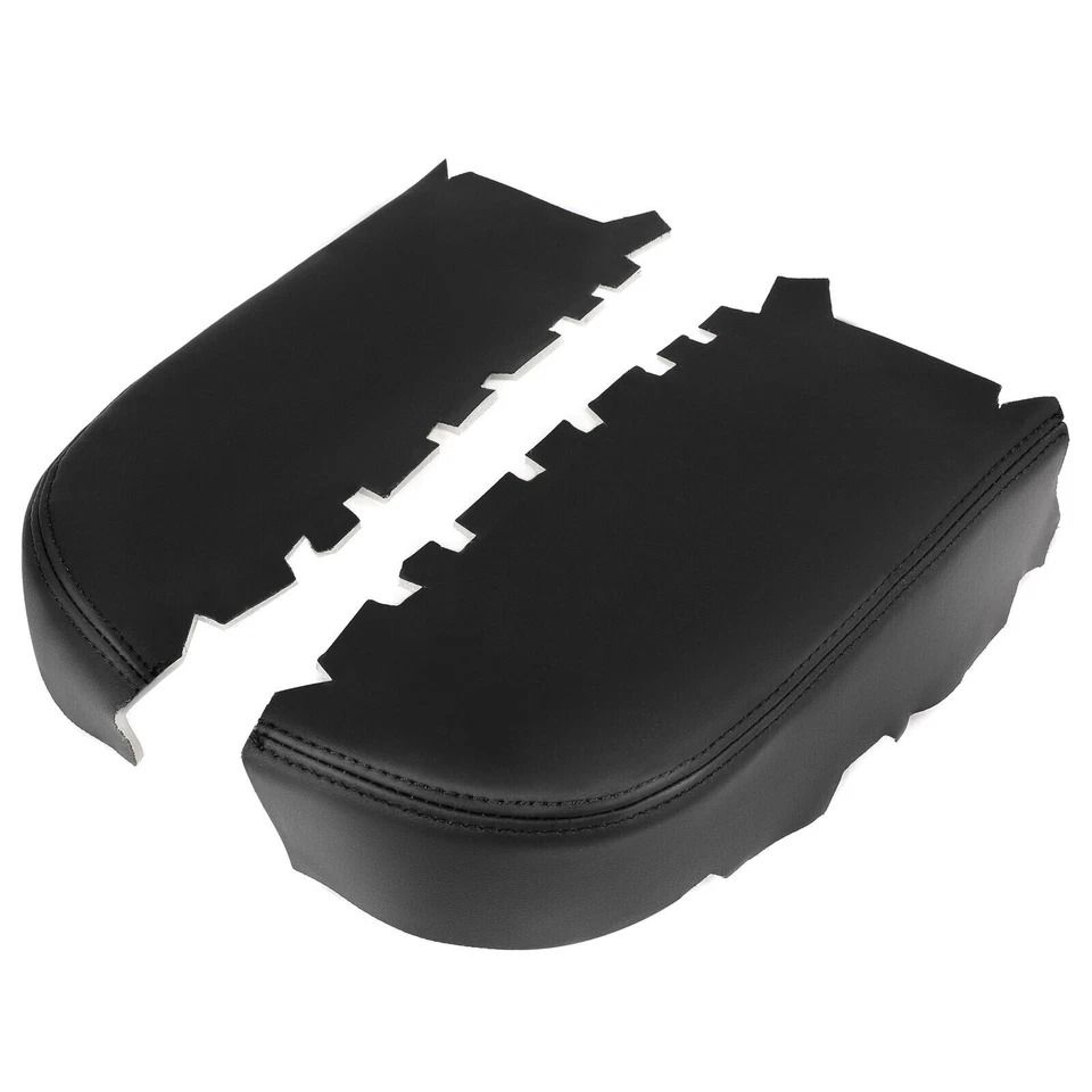 Leather Front Door Panels Armrest Upholstery Cover 0