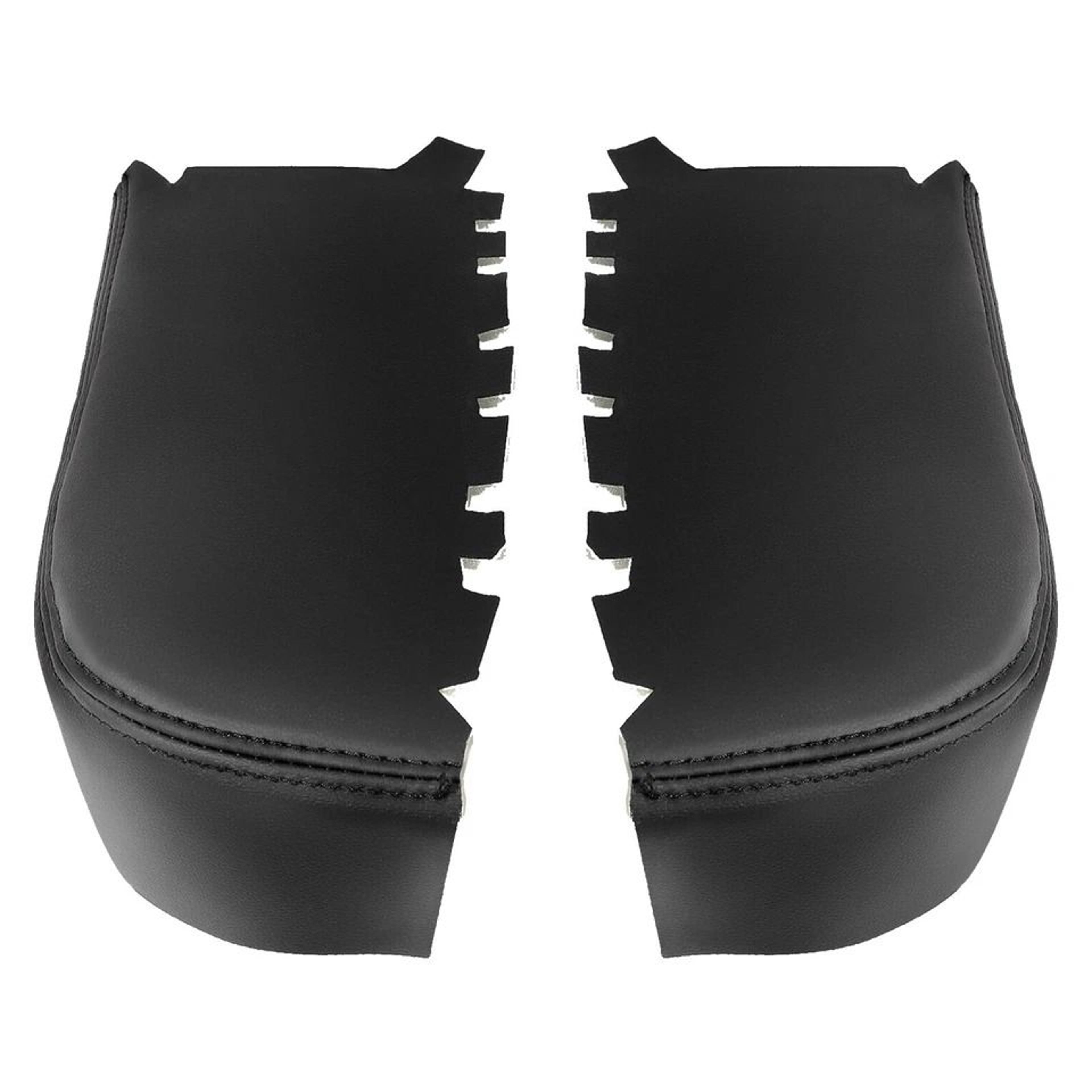 Leather Front Door Panels Armrest Upholstery Cover 1