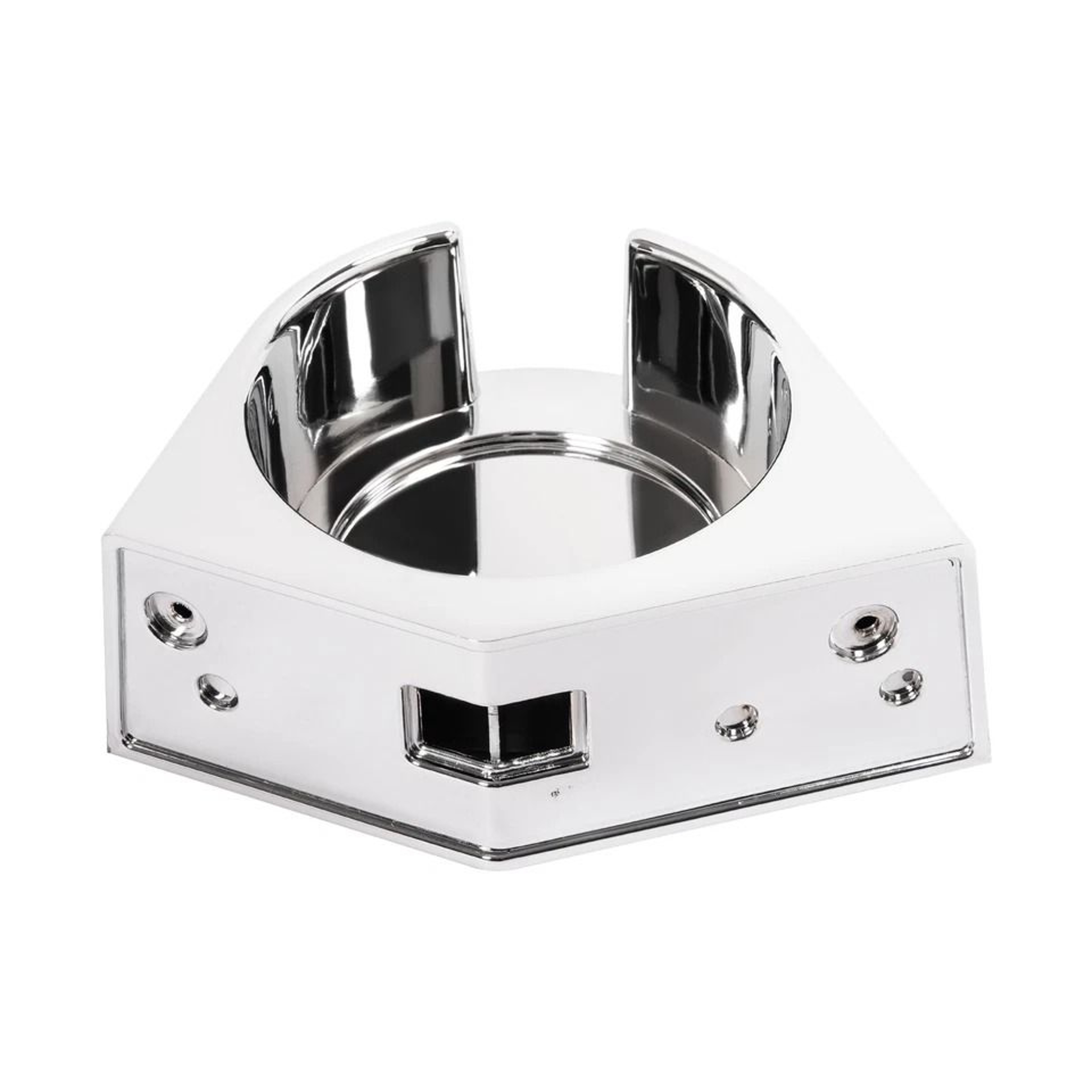 Chrome Left Driver DS Console Cup Holder For Freightliner Classic FLD 0