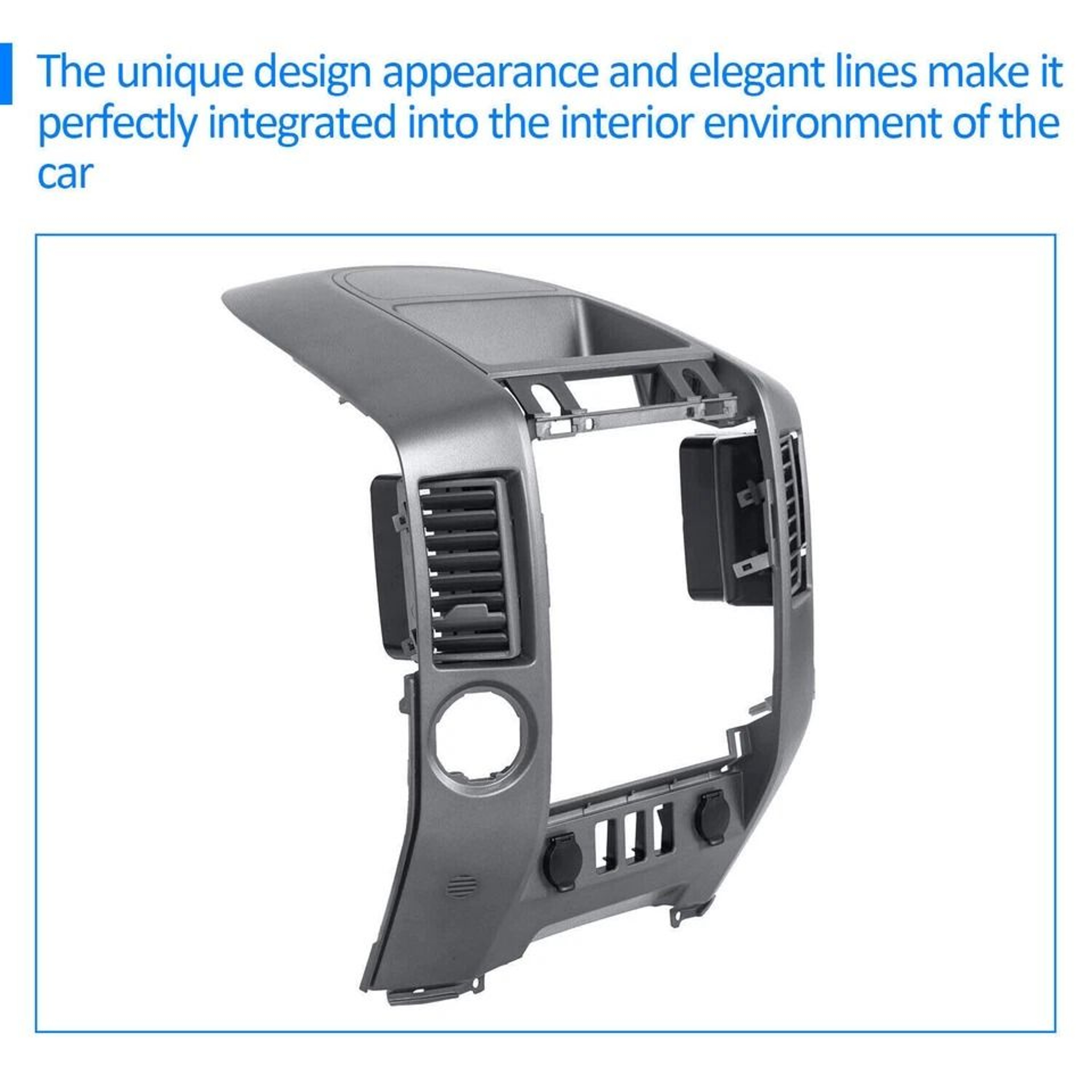 ABS Instrument Panel Lid Dash Radio Bezel For Titan XE SE Armada SE Premium Fit  Finish 3