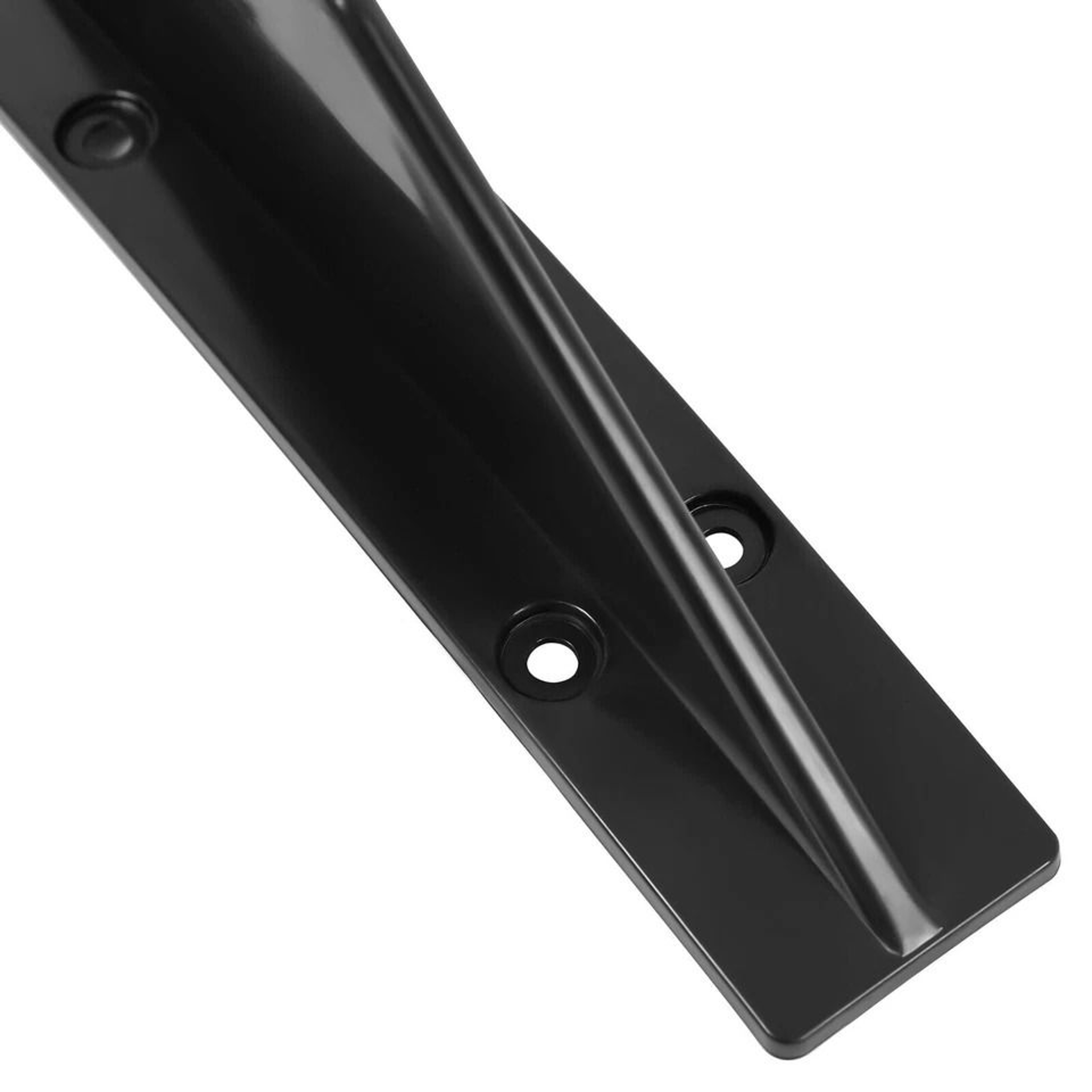 Universal Rear Bumper Diffuser Shark Fin Spoiler Lip Splitter Glossy Black Enhance Car Aerodynamics 9