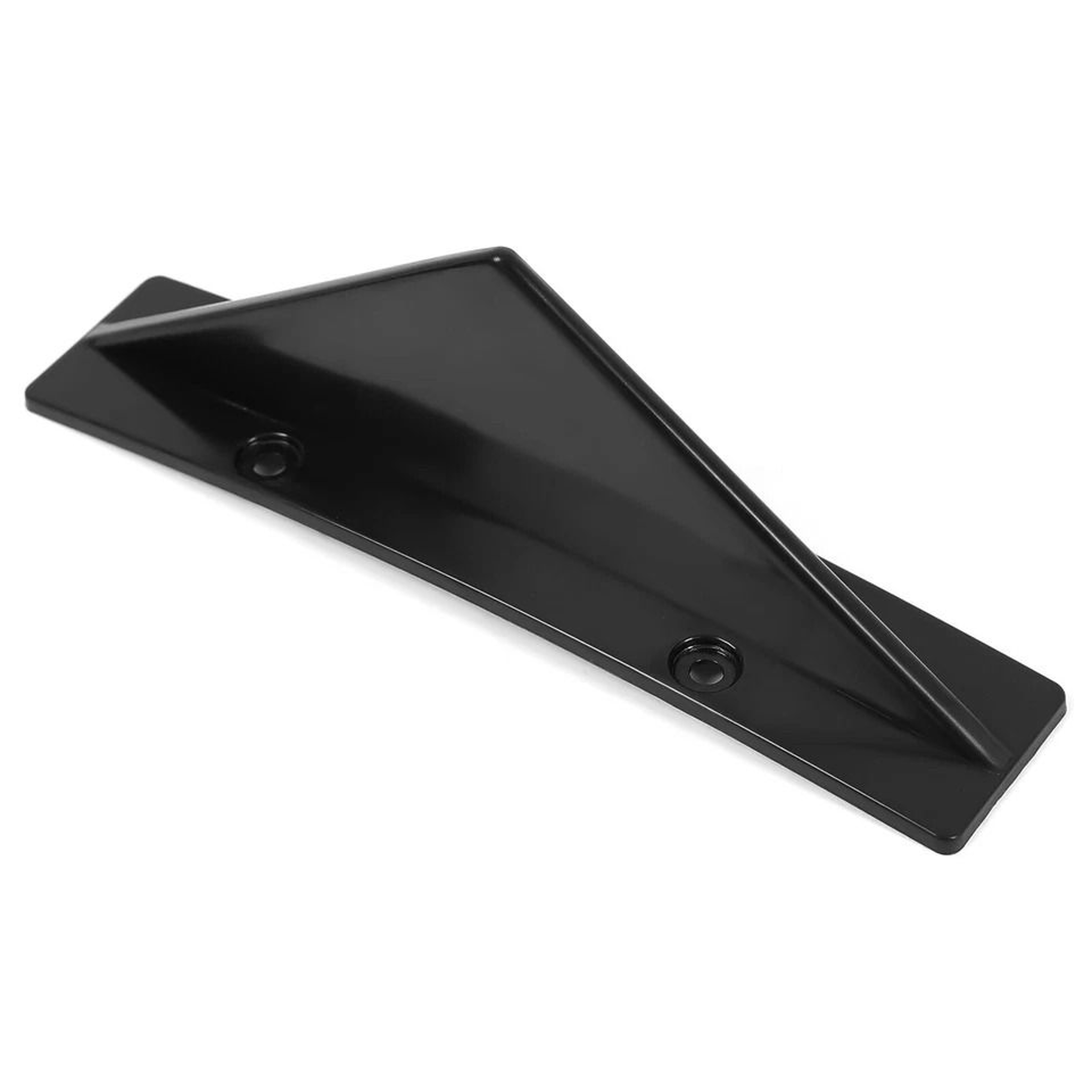 Universal Rear Bumper Diffuser Shark Fin Spoiler Lip Splitter Glossy Black Enhance Car Aerodynamics 7